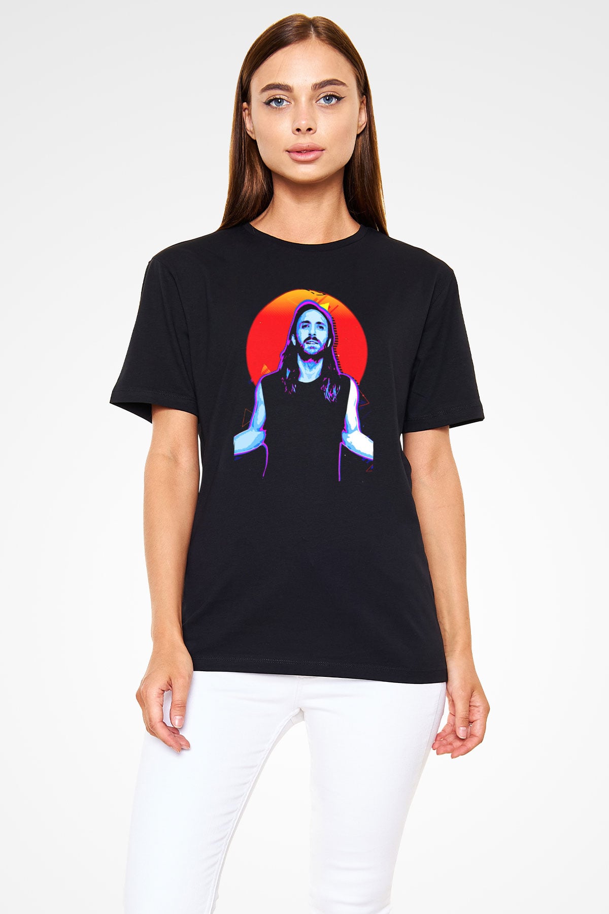 David Guetta Siyah Unisex Tişört T-Shirt - TişörtFabrikası