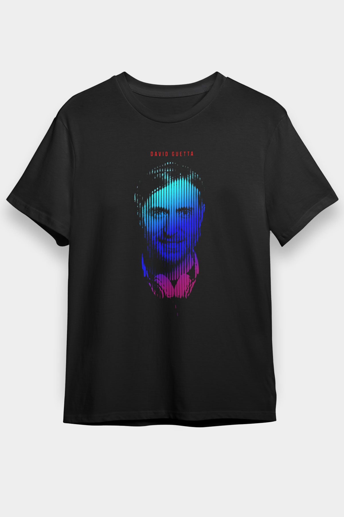 David Guetta Siyah Unisex Tişört T-Shirt - TişörtFabrikası