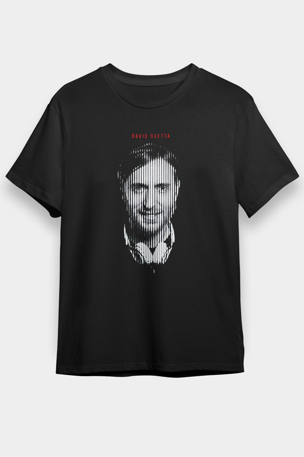 David Guetta Siyah Unisex Tişört T-Shirt - TişörtFabrikası