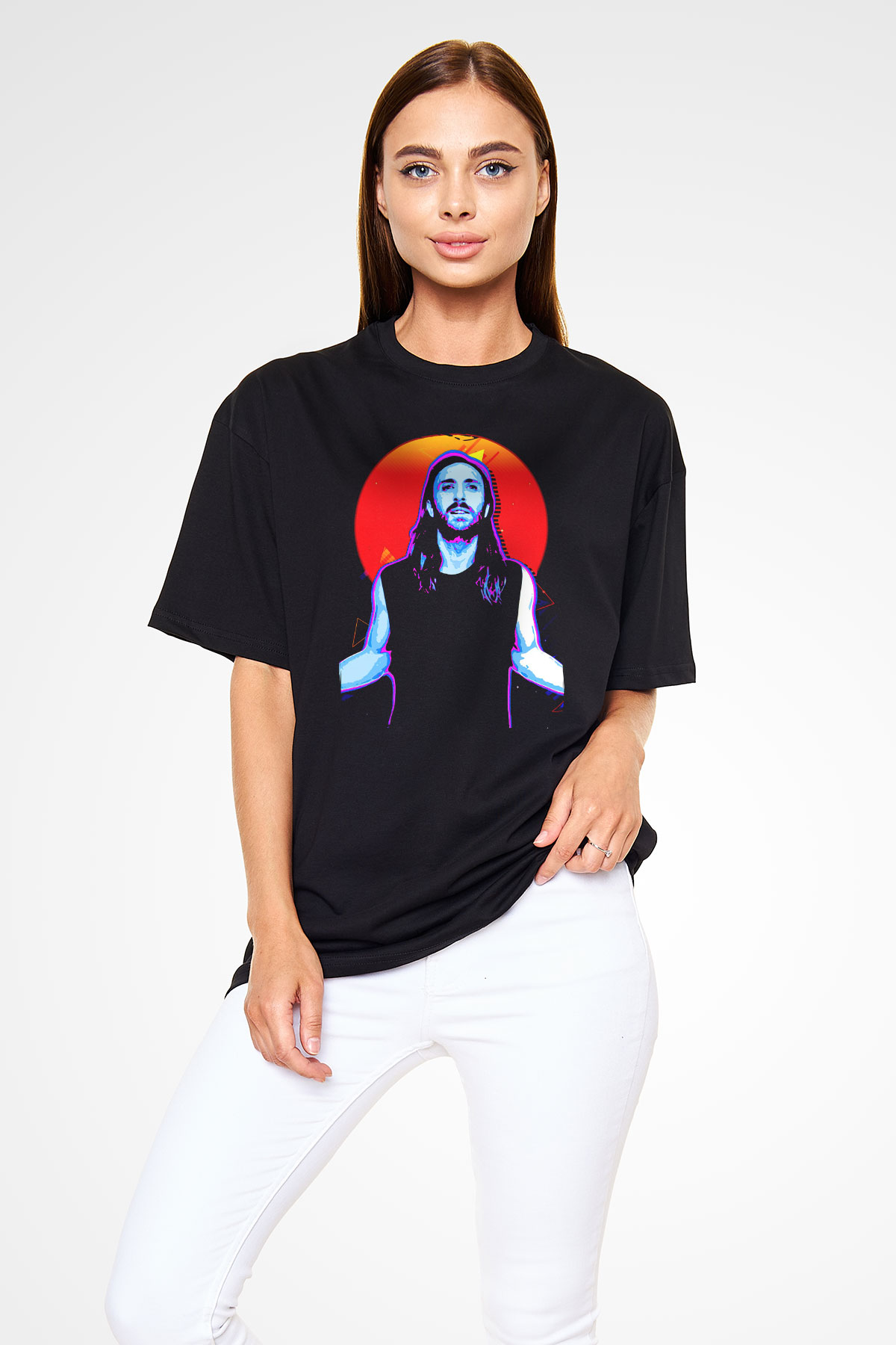 David Guetta Siyah Unisex Tişört T-Shirt - TişörtFabrikası