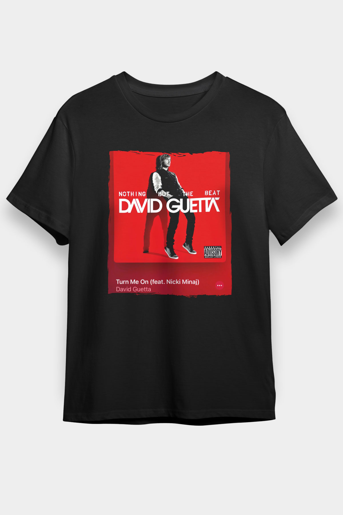 David Guetta Siyah Unisex Tişört T-Shirt - TişörtFabrikası