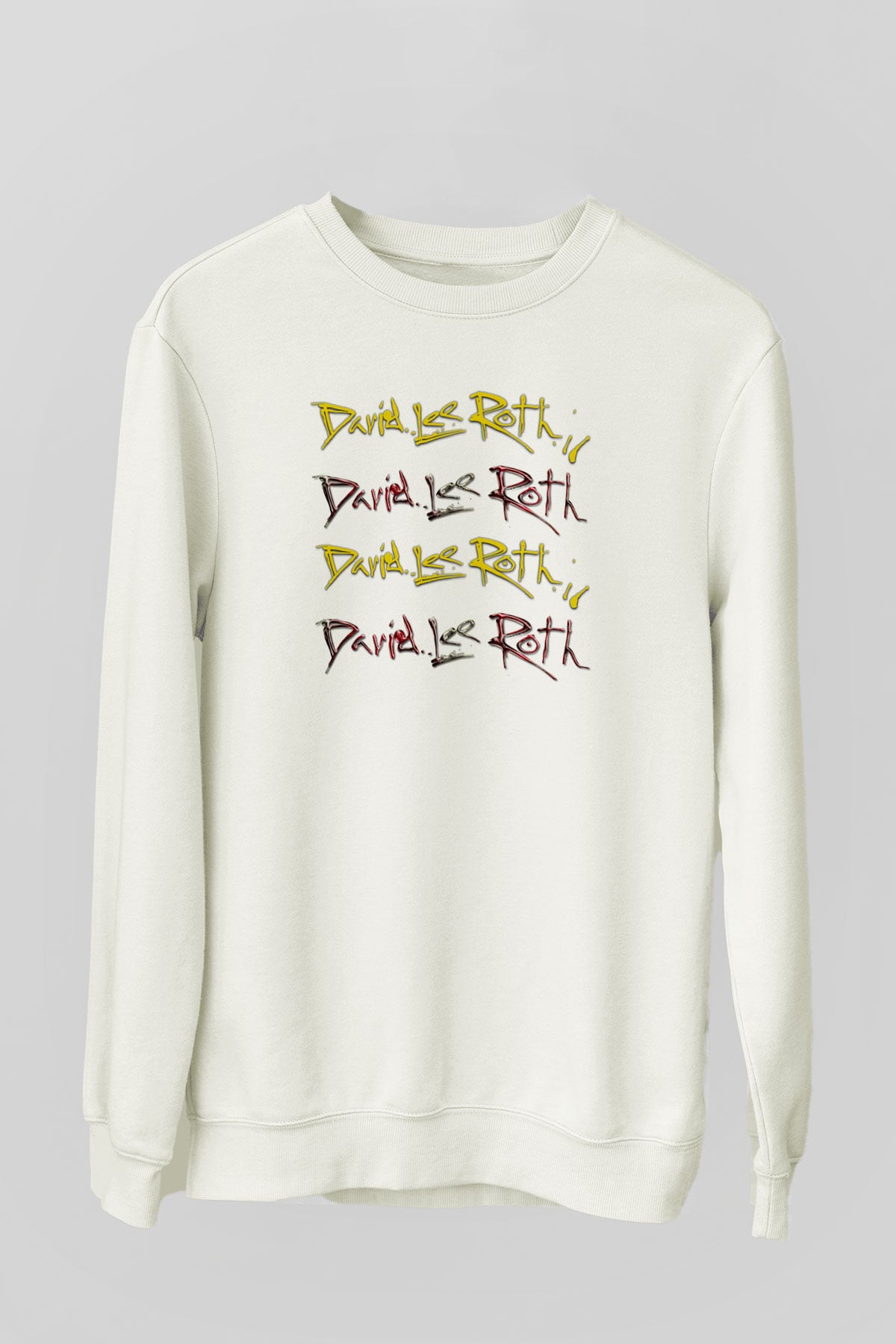 David Lee Roth Band Beyaz Unisex Sweatshirt
