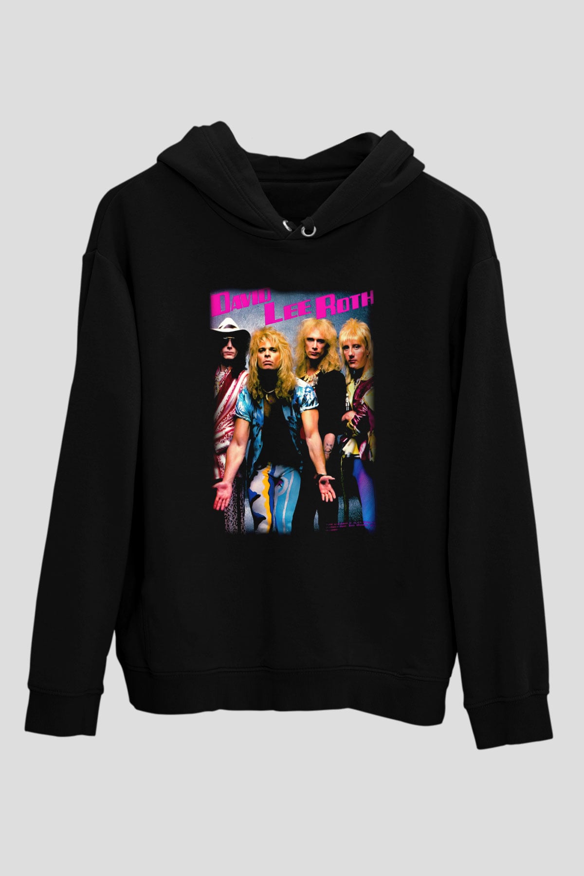 David Lee Roth Band Siyah Unisex Hoodie