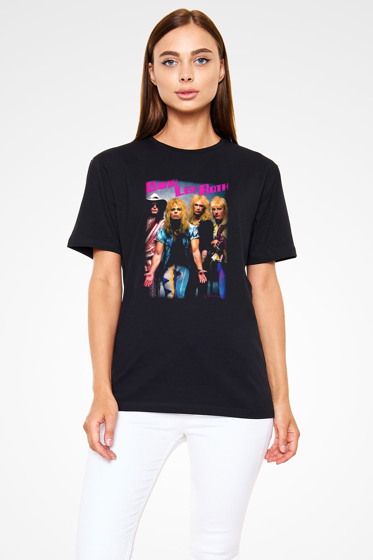 David Lee Roth Band Siyah Unisex Tişört T-Shirt - TişörtFabrikası