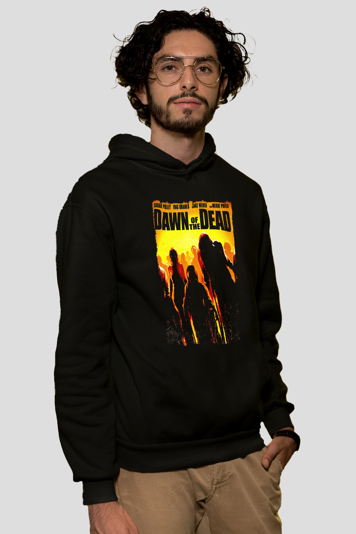 Dawn of the Dead Siyah Unisex Hoodie