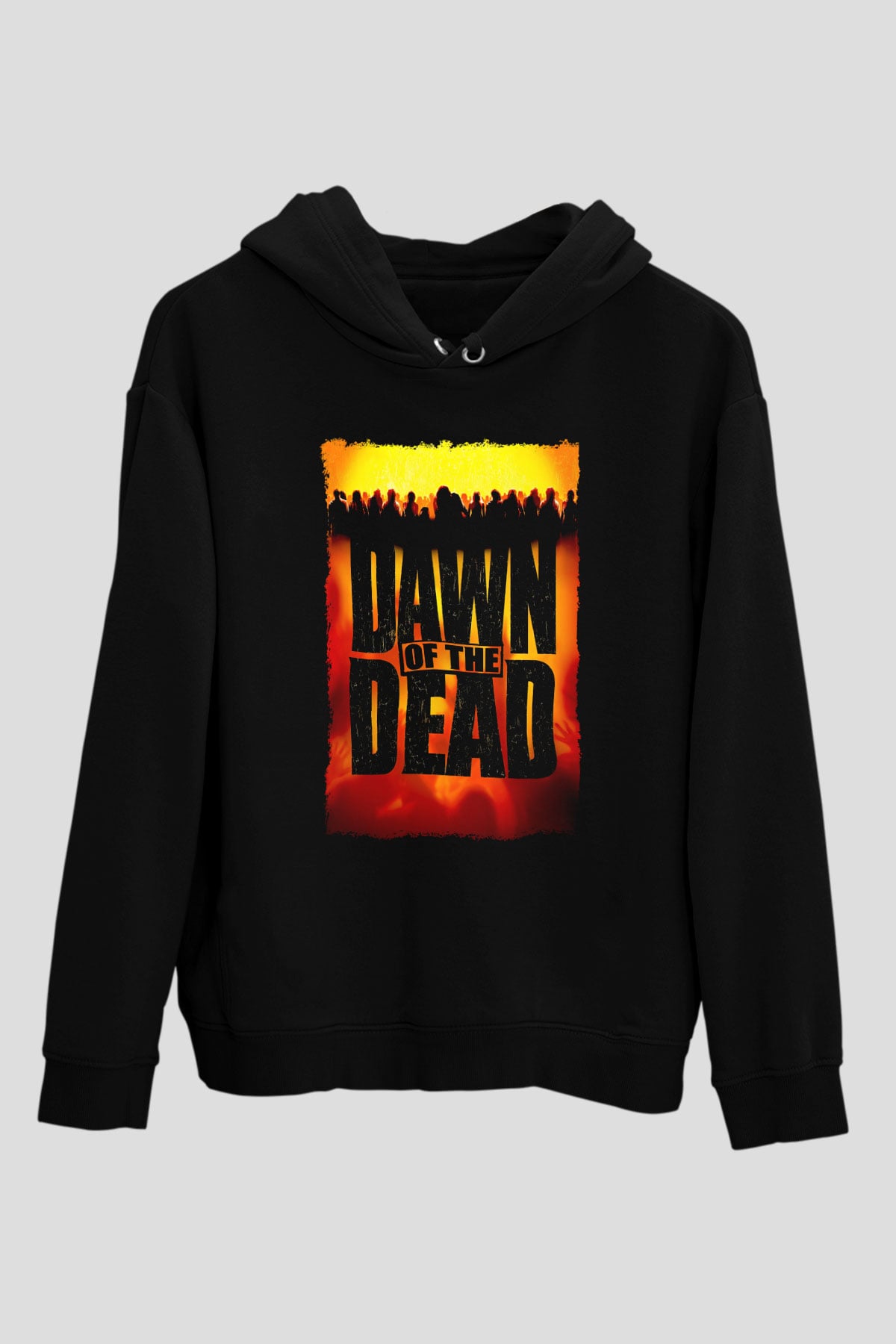 Dawn of the Dead Siyah Unisex Hoodie