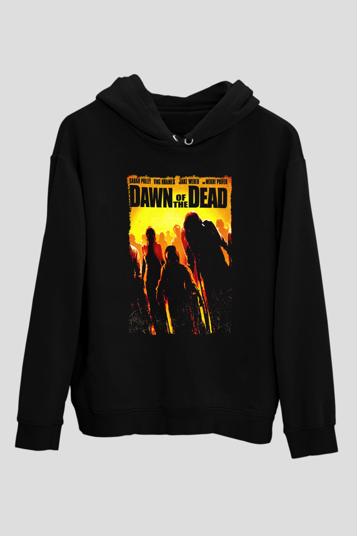 Dawn of the Dead Siyah Unisex Hoodie