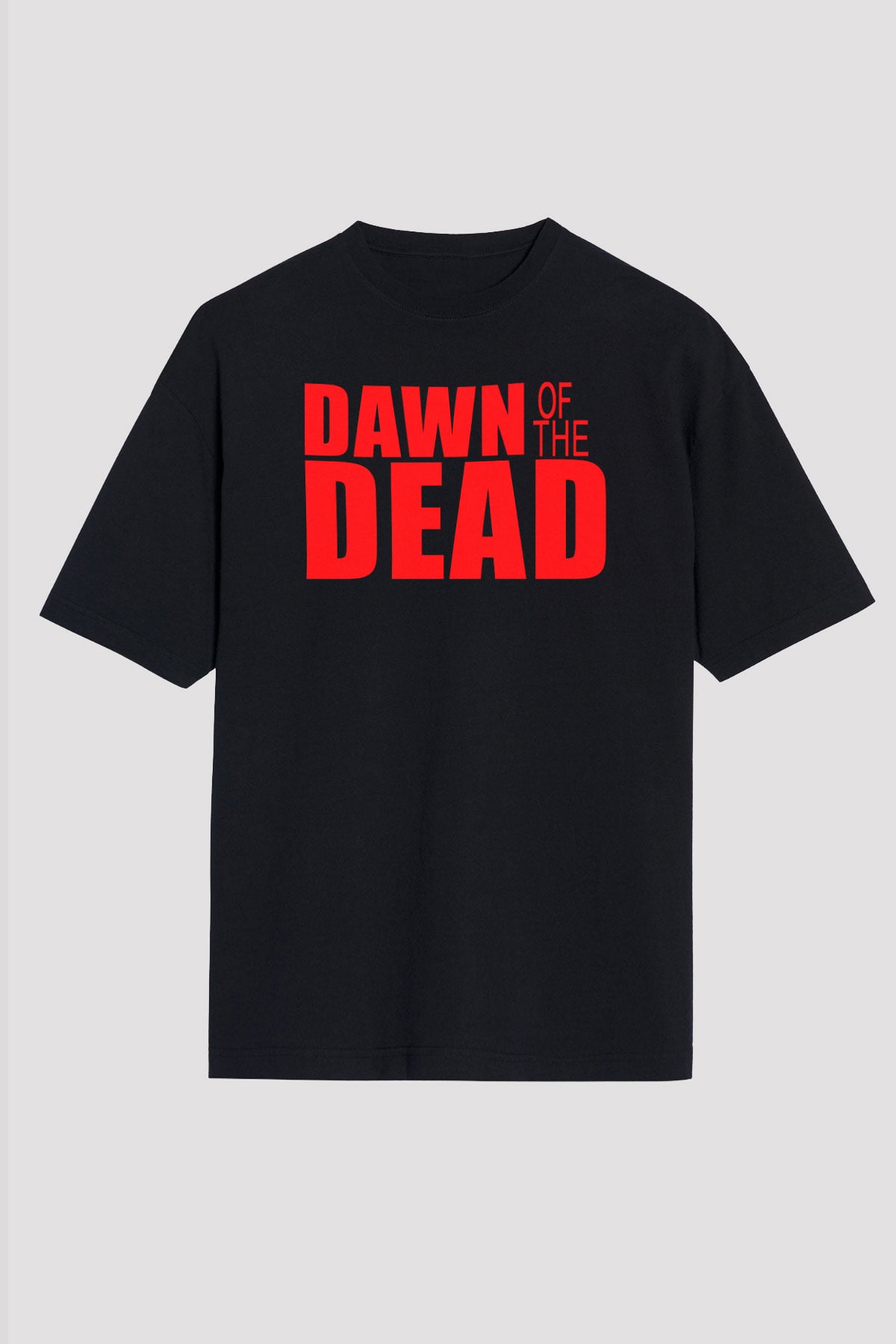 Dawn of the Dead Siyah Unisex Oversize Tişört