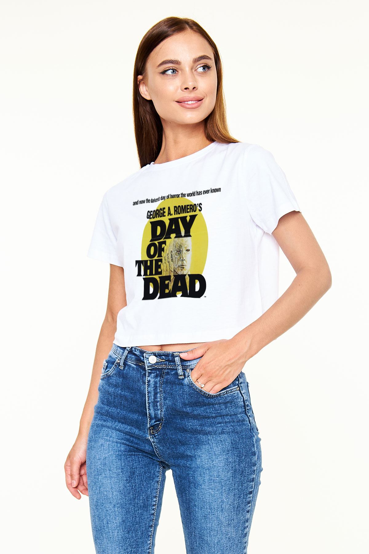 Day of the Dead Beyaz Unisex Oversize Tişört