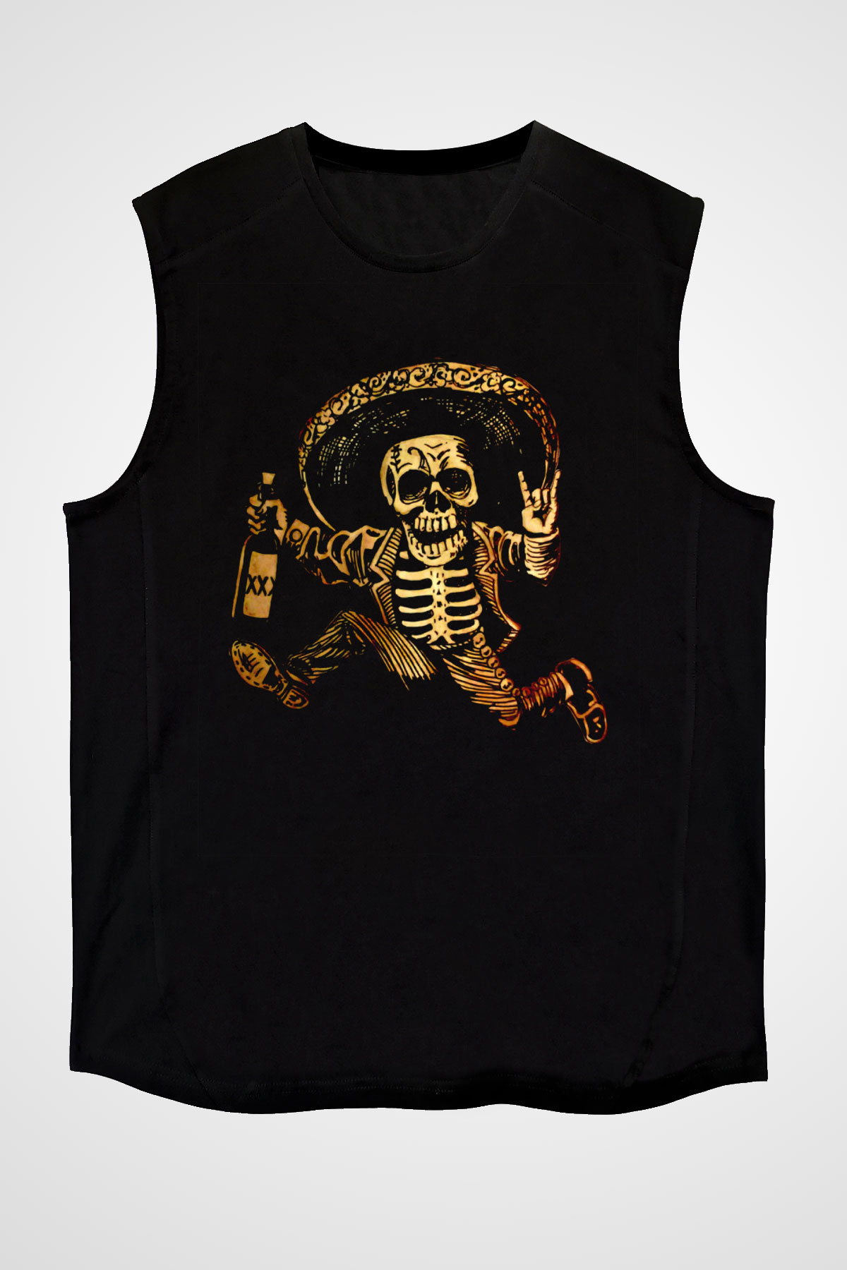 Day of the Dead Siyah Unisex  Kolsuz Tişört