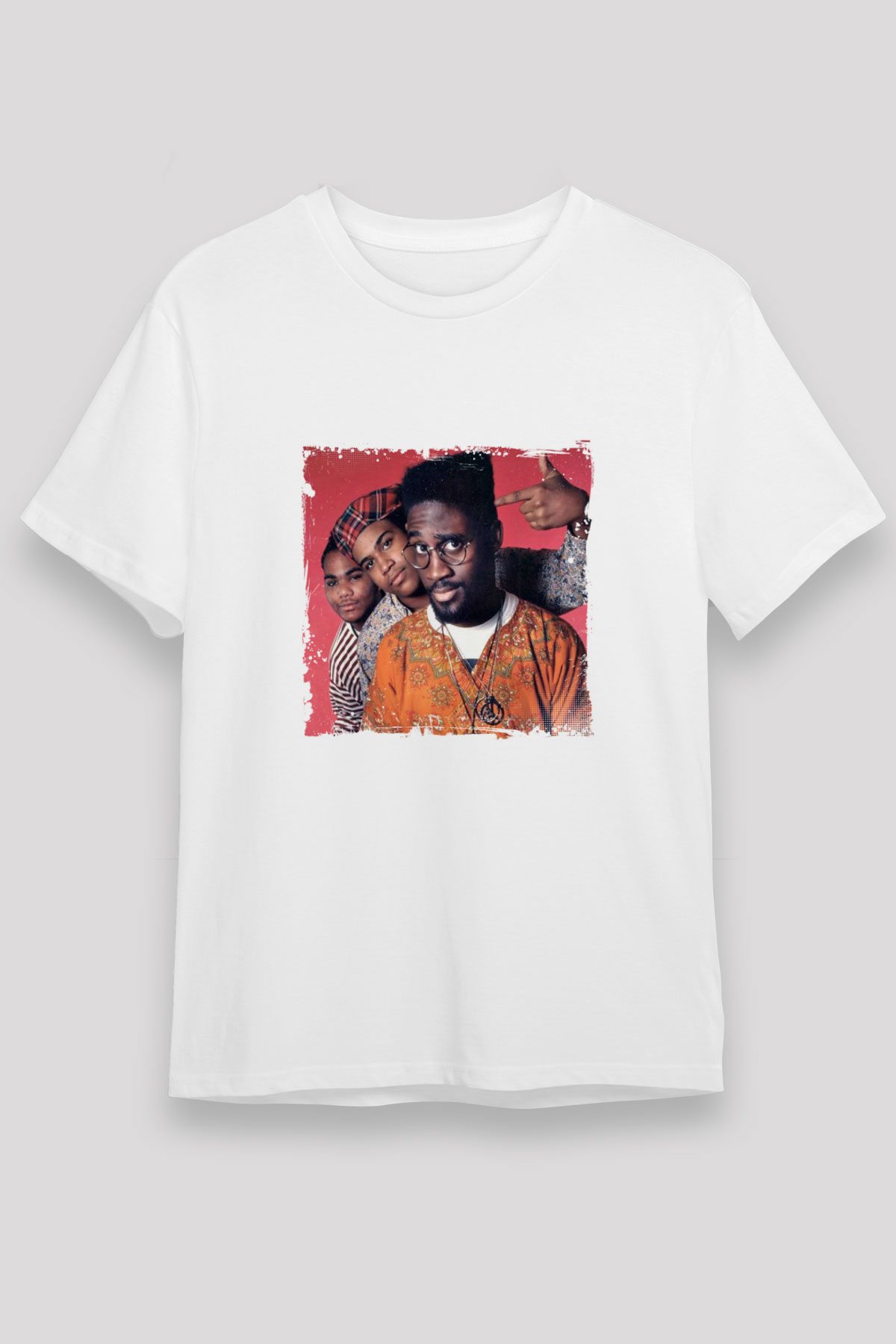 De La Soul Baskılı Unisex Beyaz Tişört