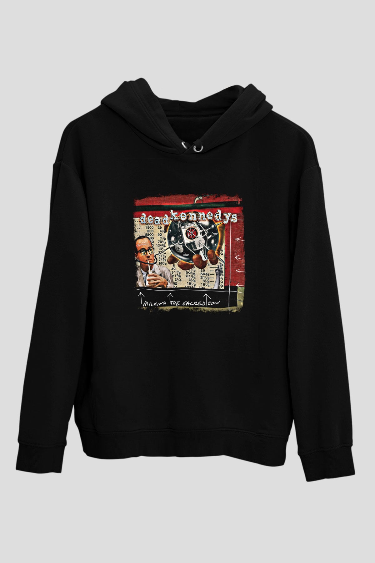 Dead Kennedys Baskılı Unisex Siyah Hoodie
