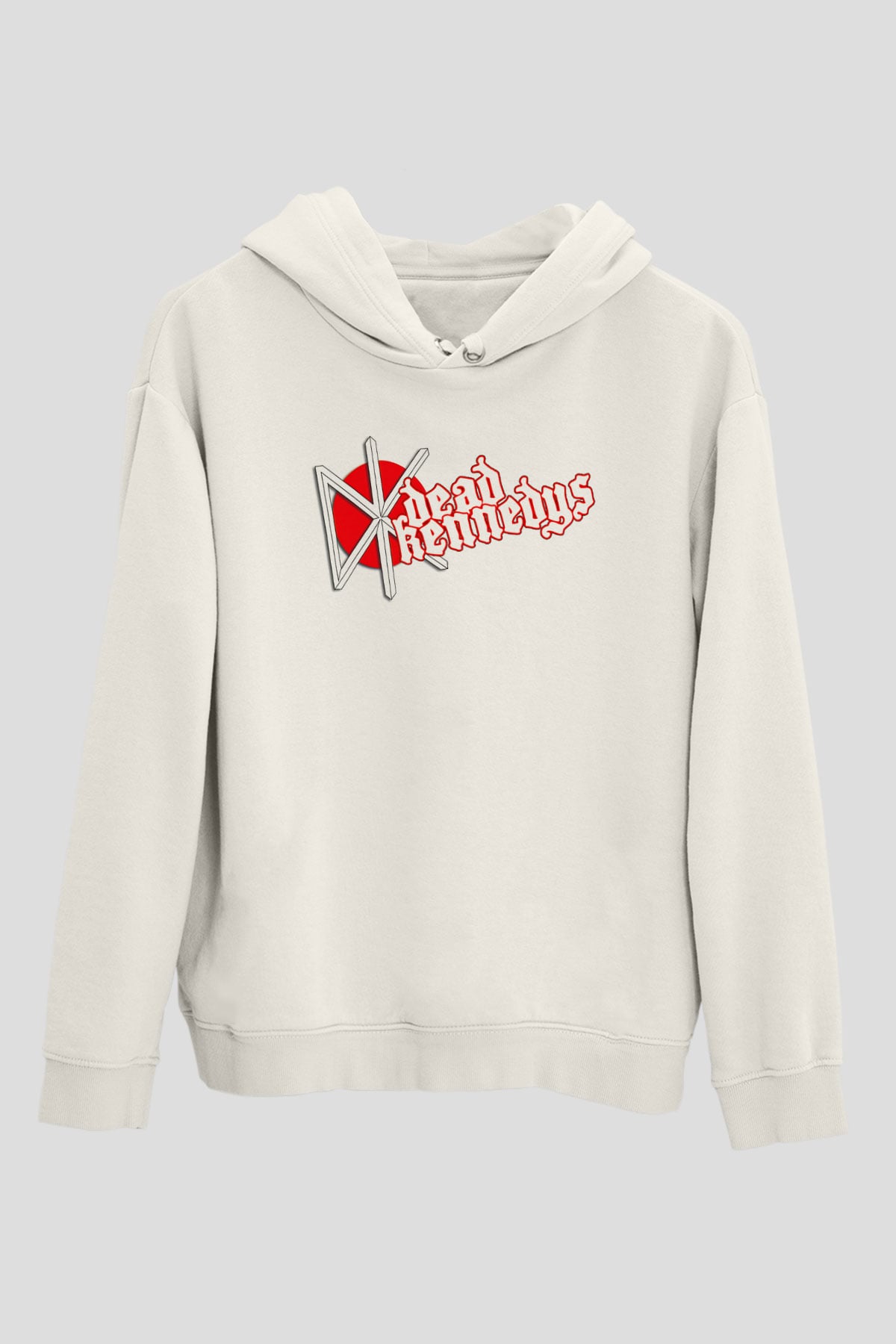 Dead Kennedys Beyaz Unisex Kapşonlu Sweatshirt