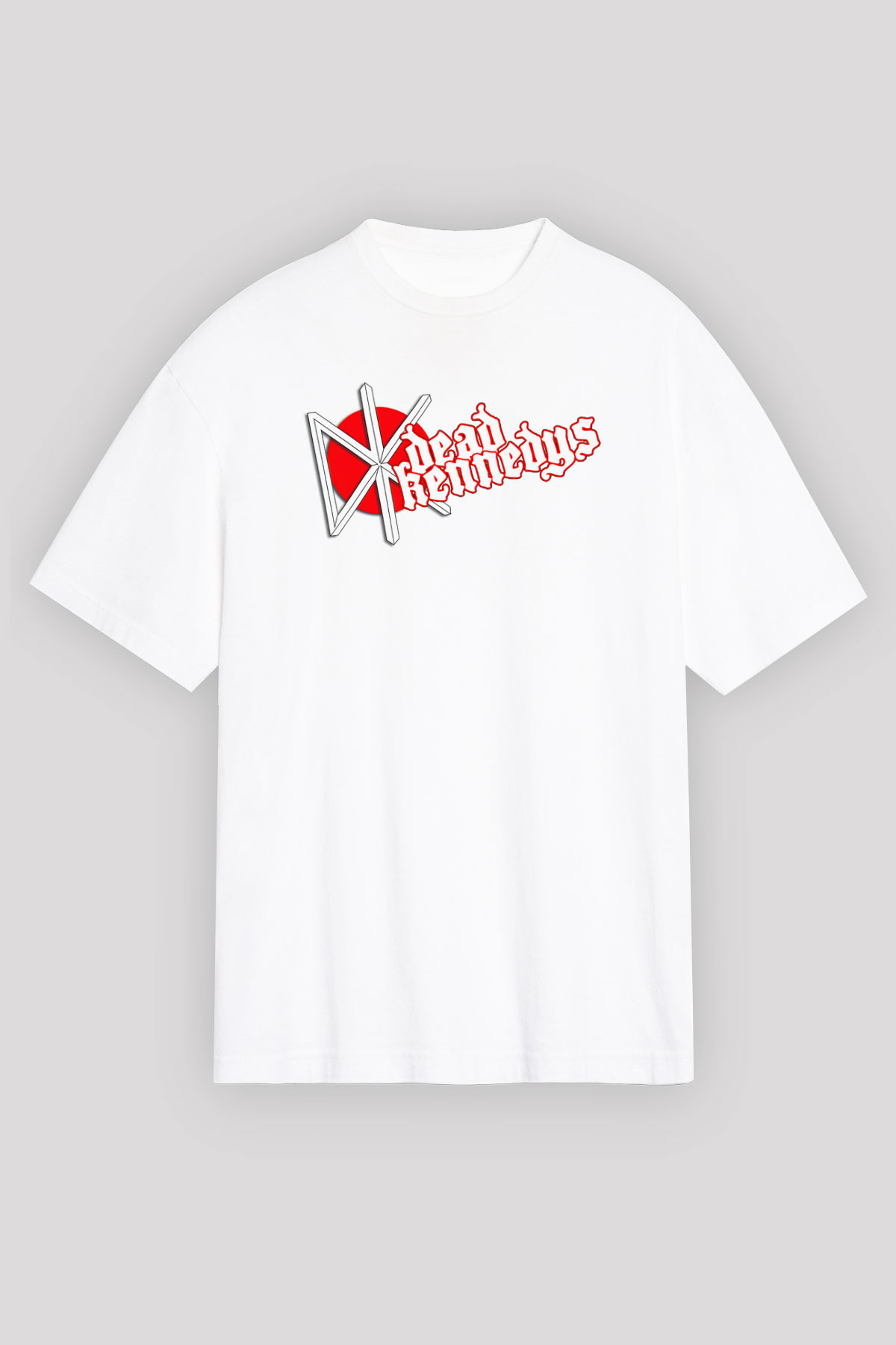 Dead Kennedys Beyaz Unisex Oversize Tişört T-Shirt