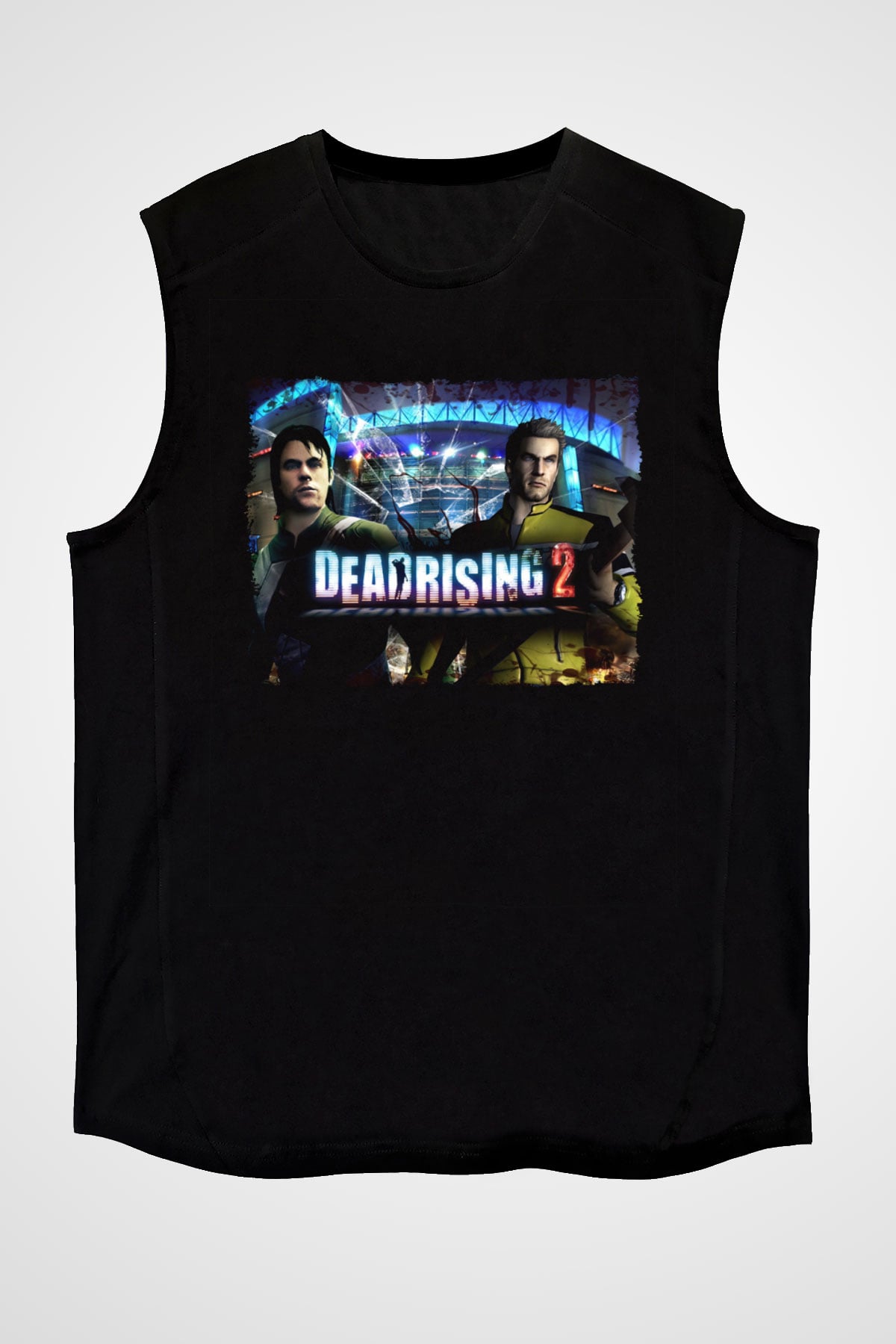 Dead Rising Siyah Unisex Kolsuz Tişört