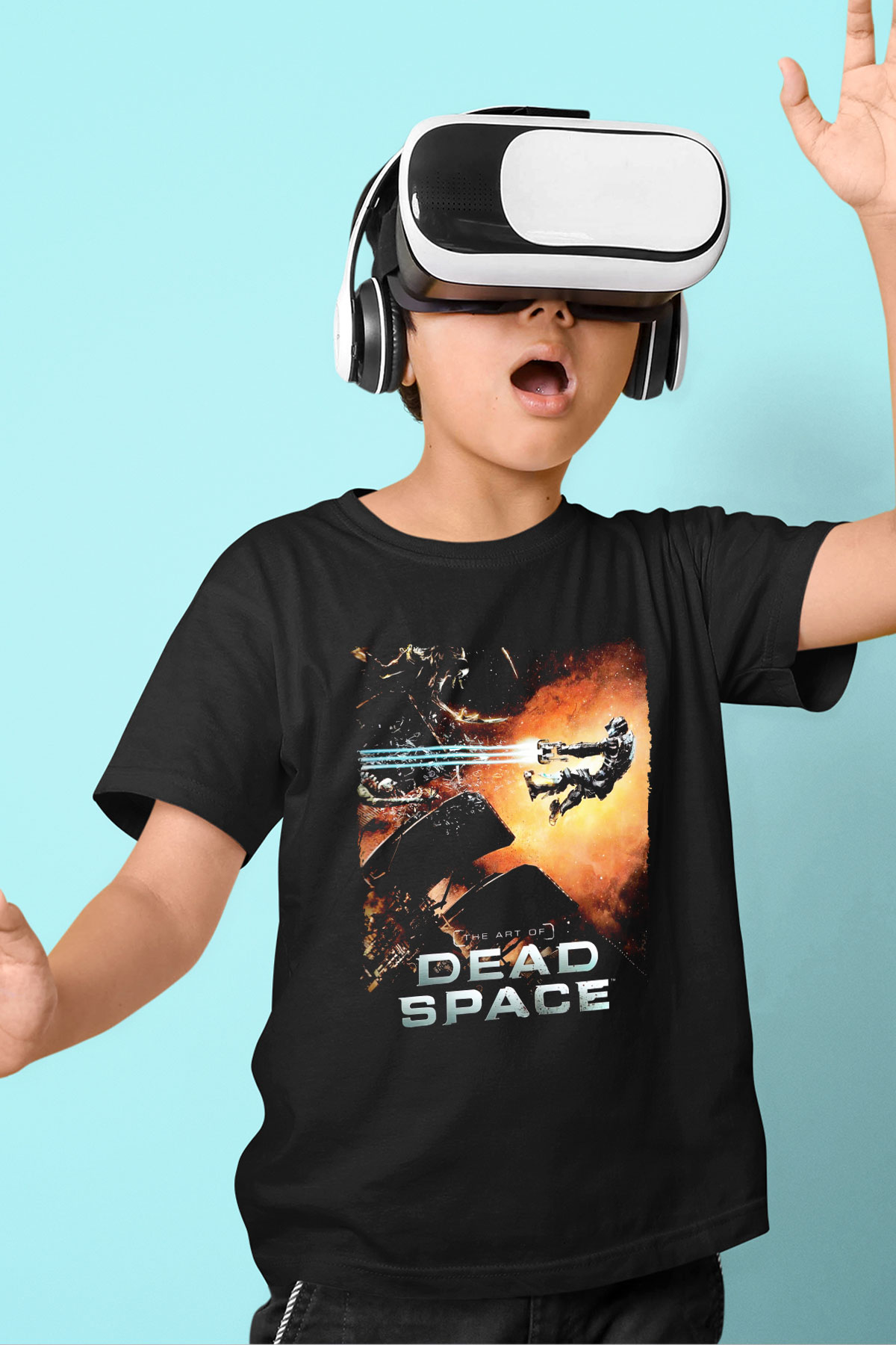 Dead Space Siyah Unisex Çocuk Tişört