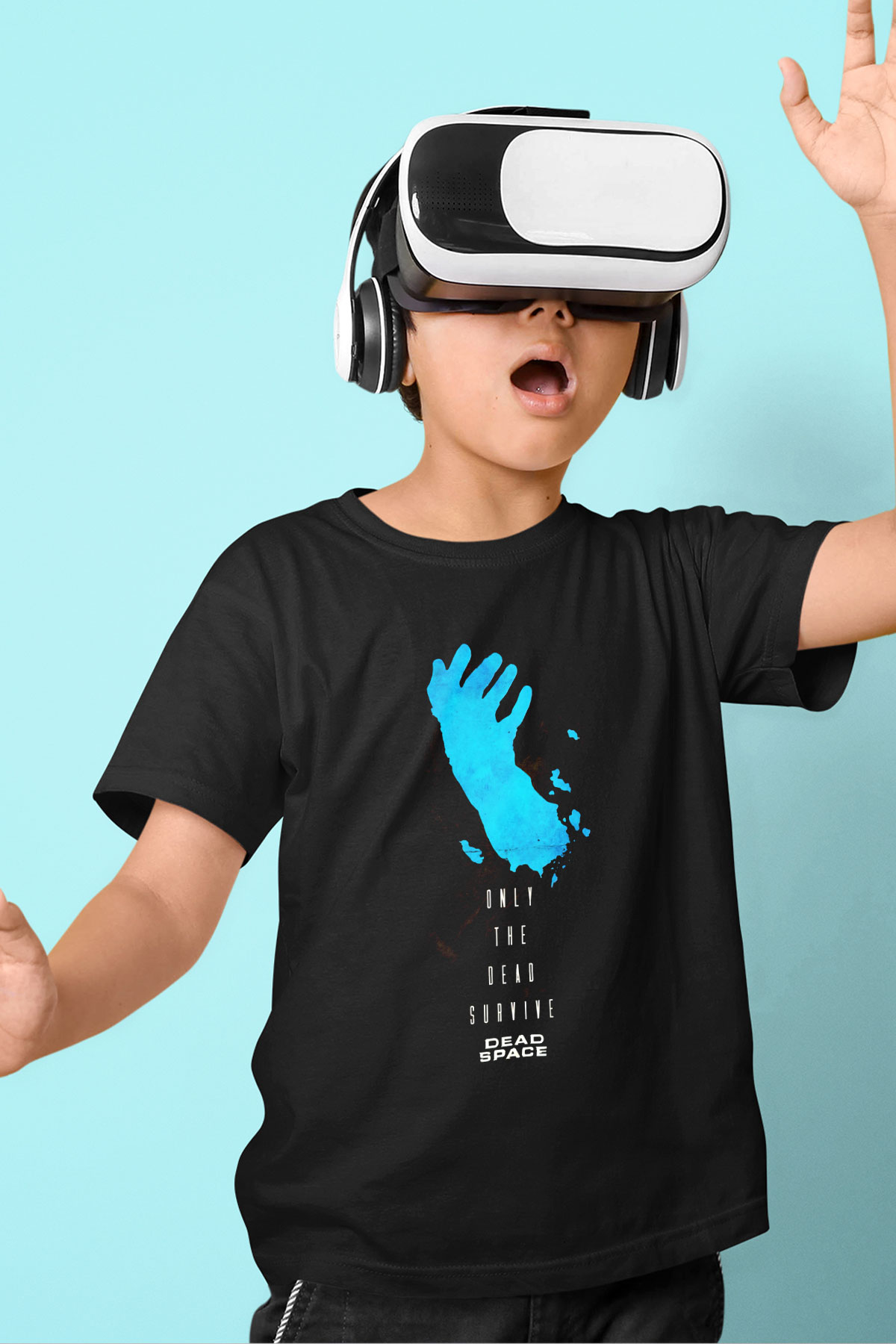 Dead Space Siyah Unisex Çocuk Tişört