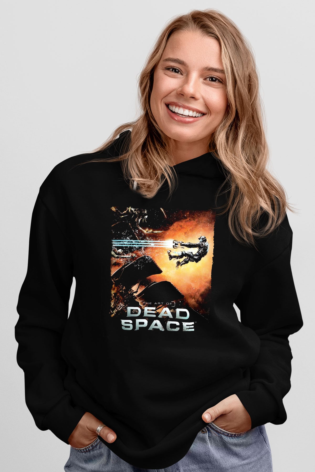Dead Space Siyah Unisex Hoodie