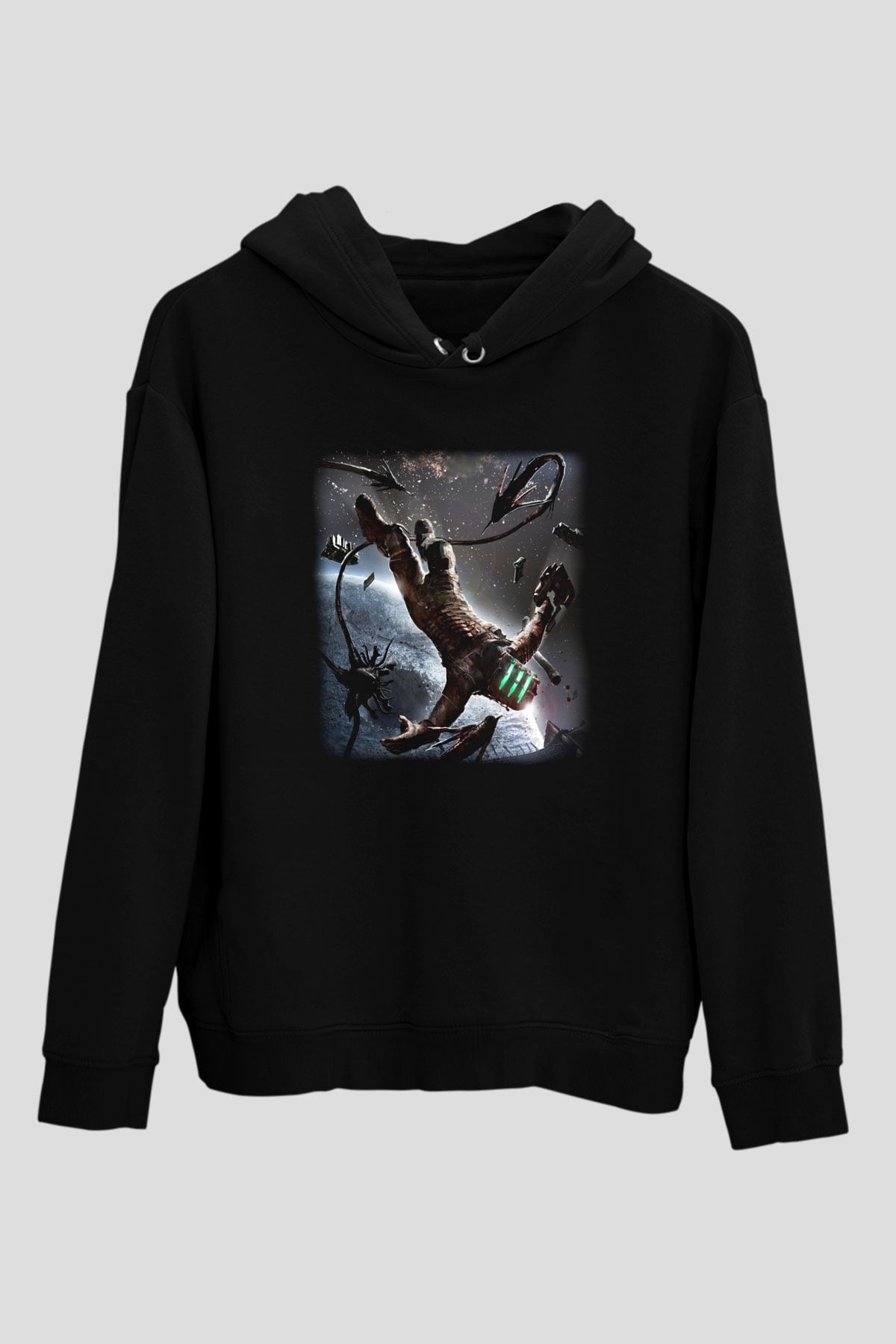 Dead Space Siyah Unisex Hoodie