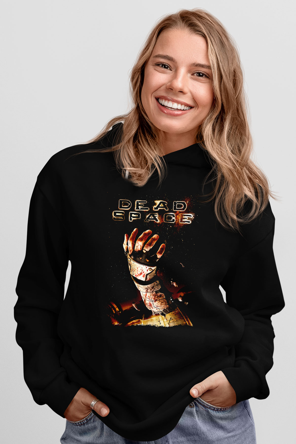 Dead Space Siyah Unisex Hoodie