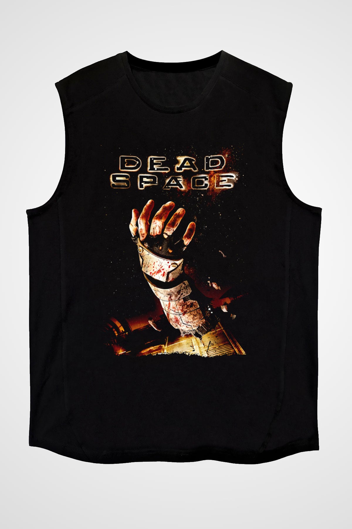 Dead Space Siyah Unisex Kolsuz Tişört