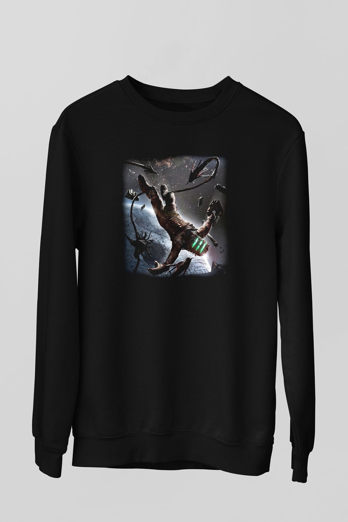 Dead Space Siyah Unisex Sweatshirt