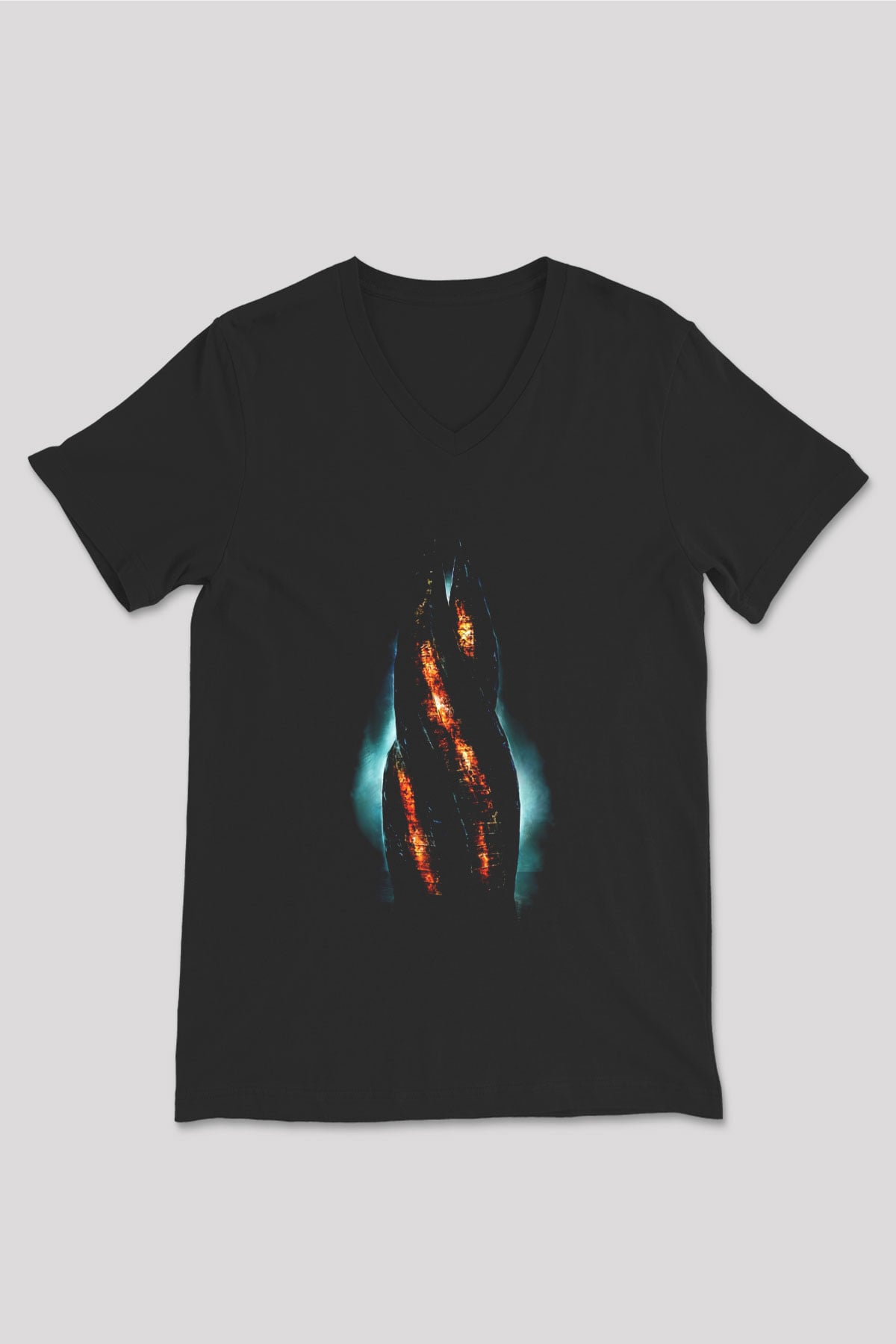 Dead Space Siyah Unisex V Yaka Tişört T-Shirt