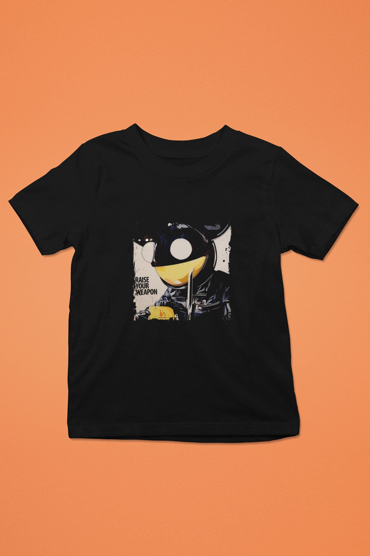 Deadmau5 Baskılı Unisex Siyah Çocuk Tişört