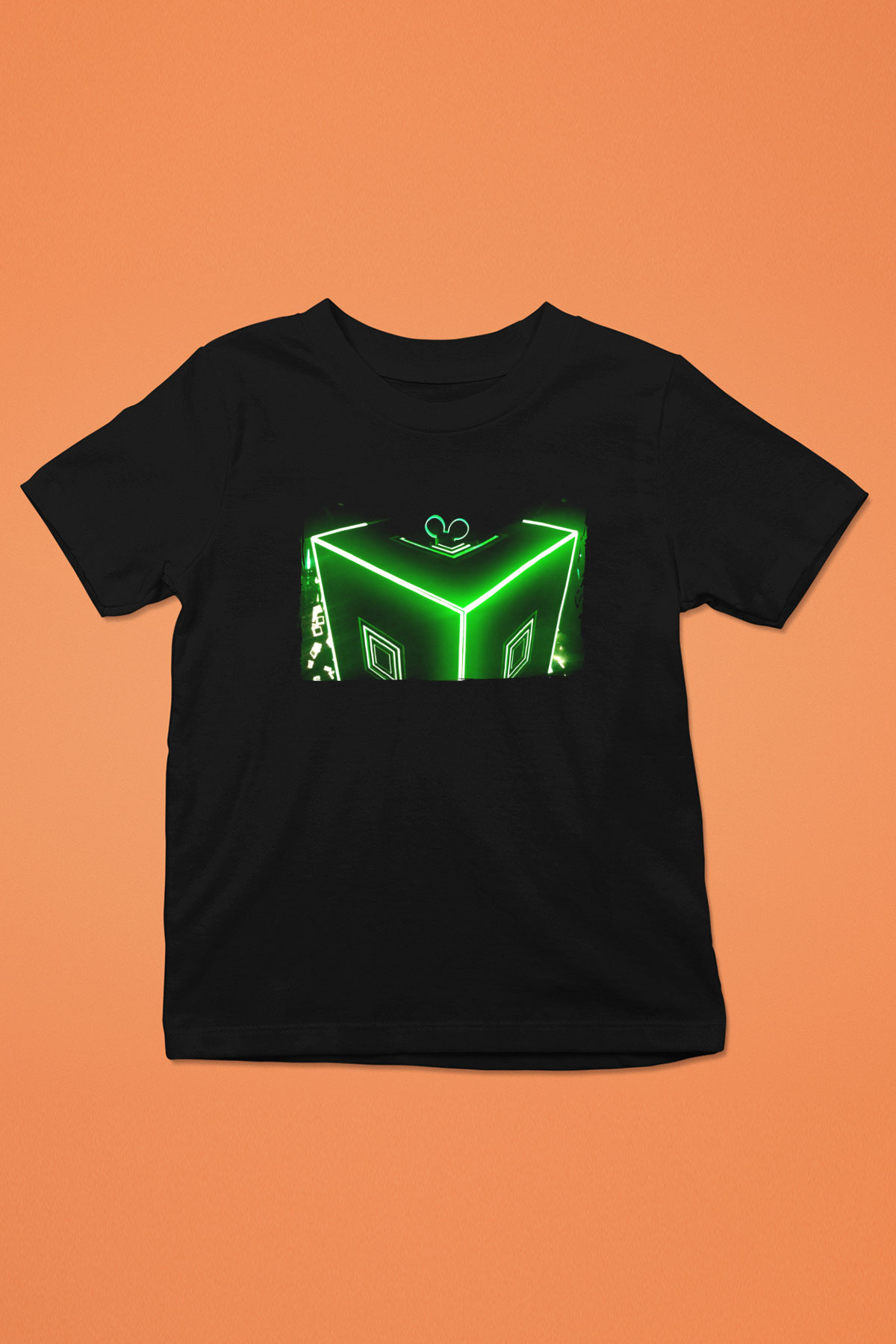 Deadmau5 Siyah Unisex Çocuk Tişört