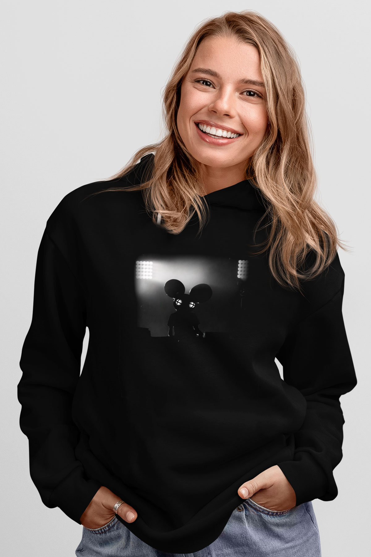 Deadmau5 Siyah Unisex Hoodie