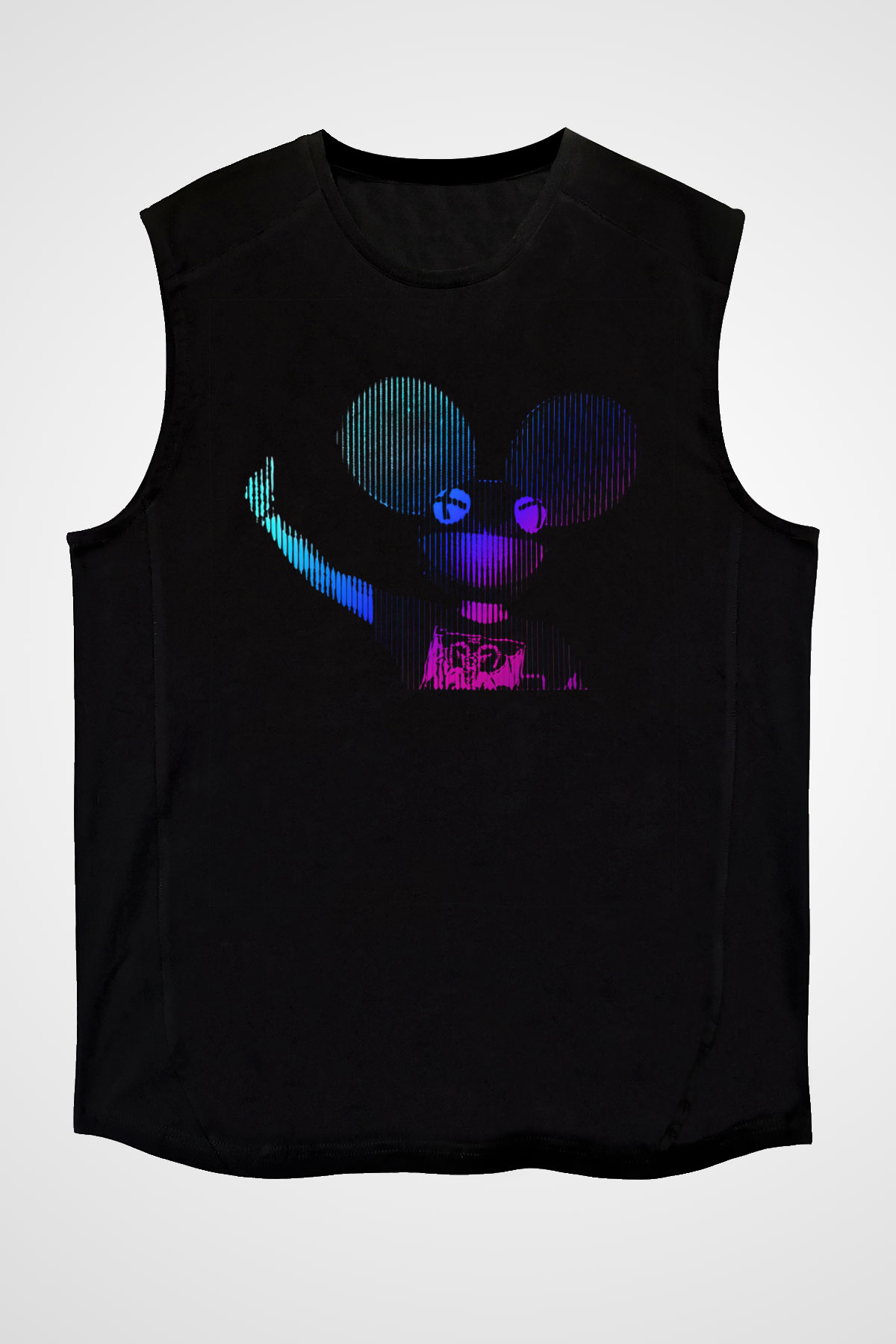 Deadmau5 Siyah Unisex Kolsuz Tişört