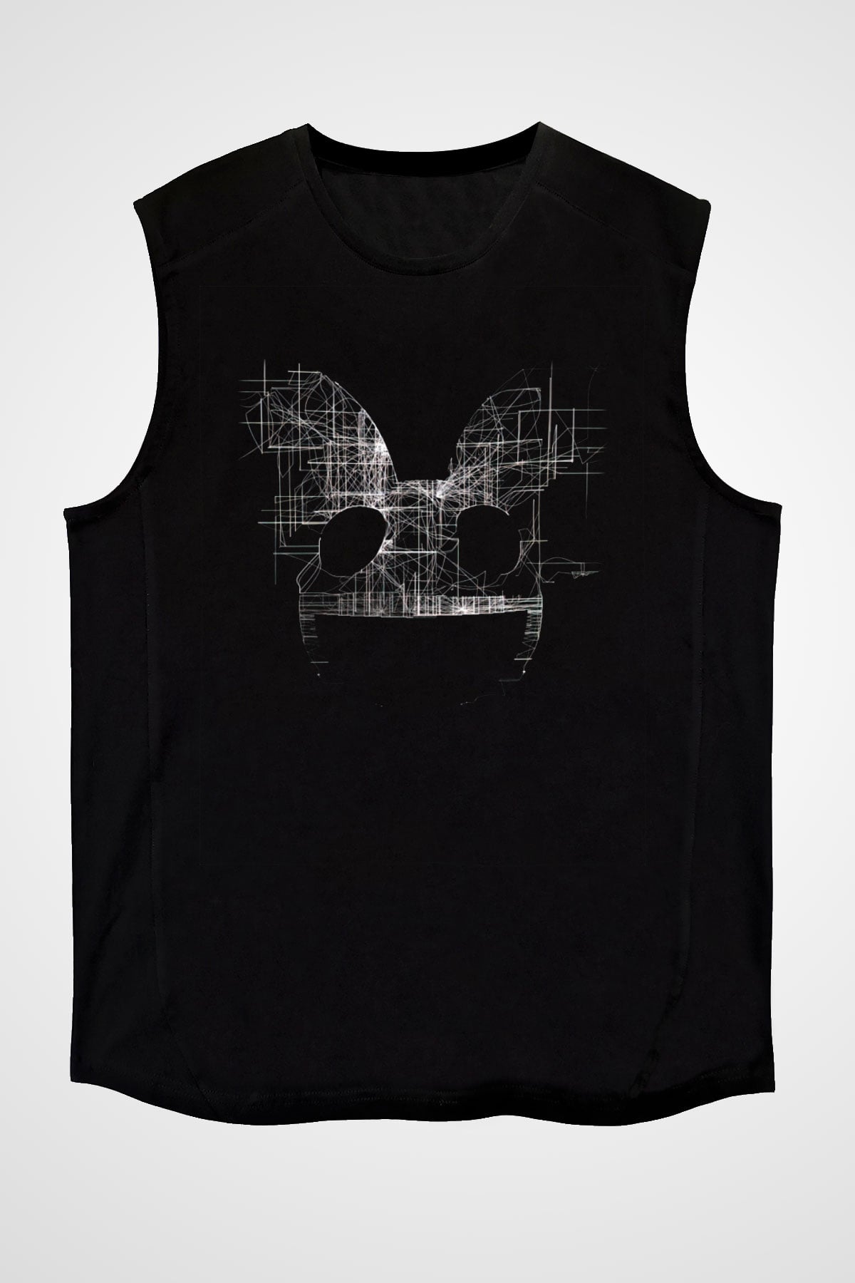Deadmau5 Siyah Unisex Kolsuz Tişört