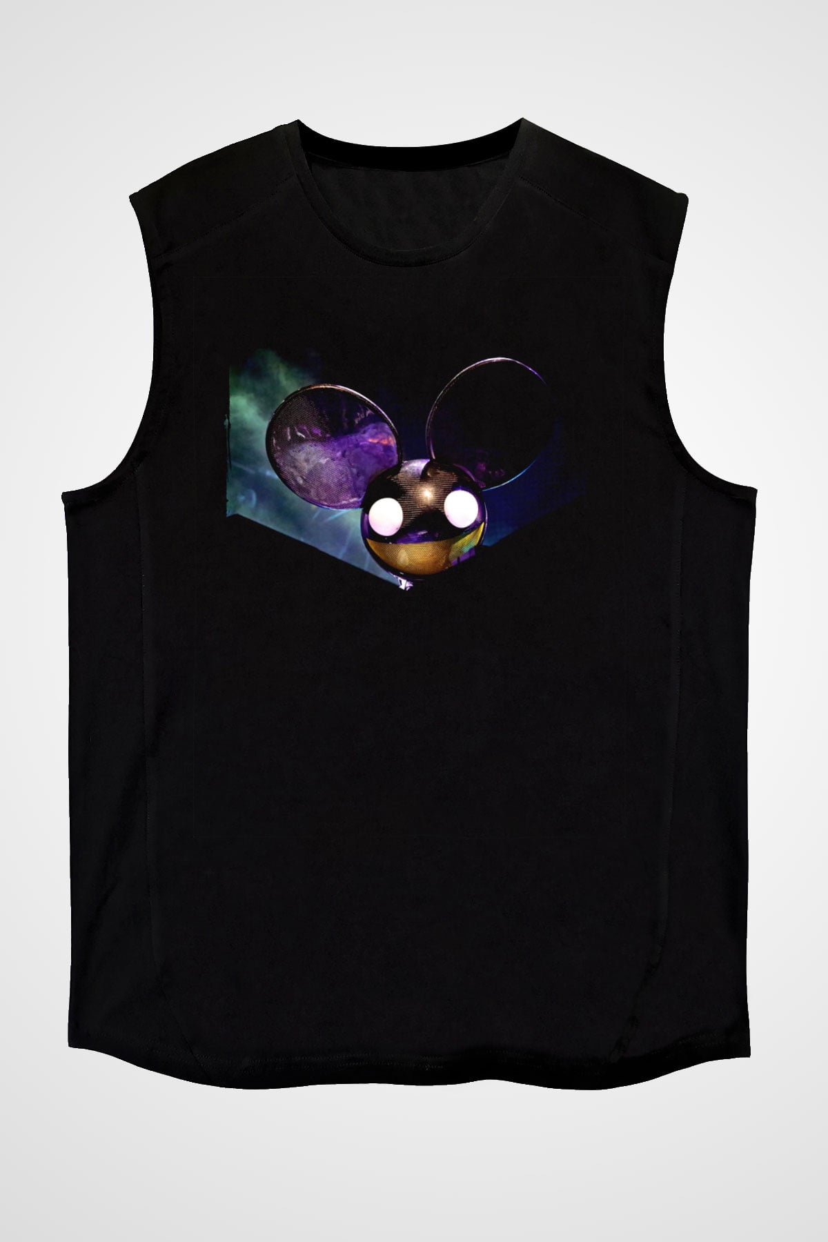 Deadmau5 Siyah Unisex Kolsuz Tişört