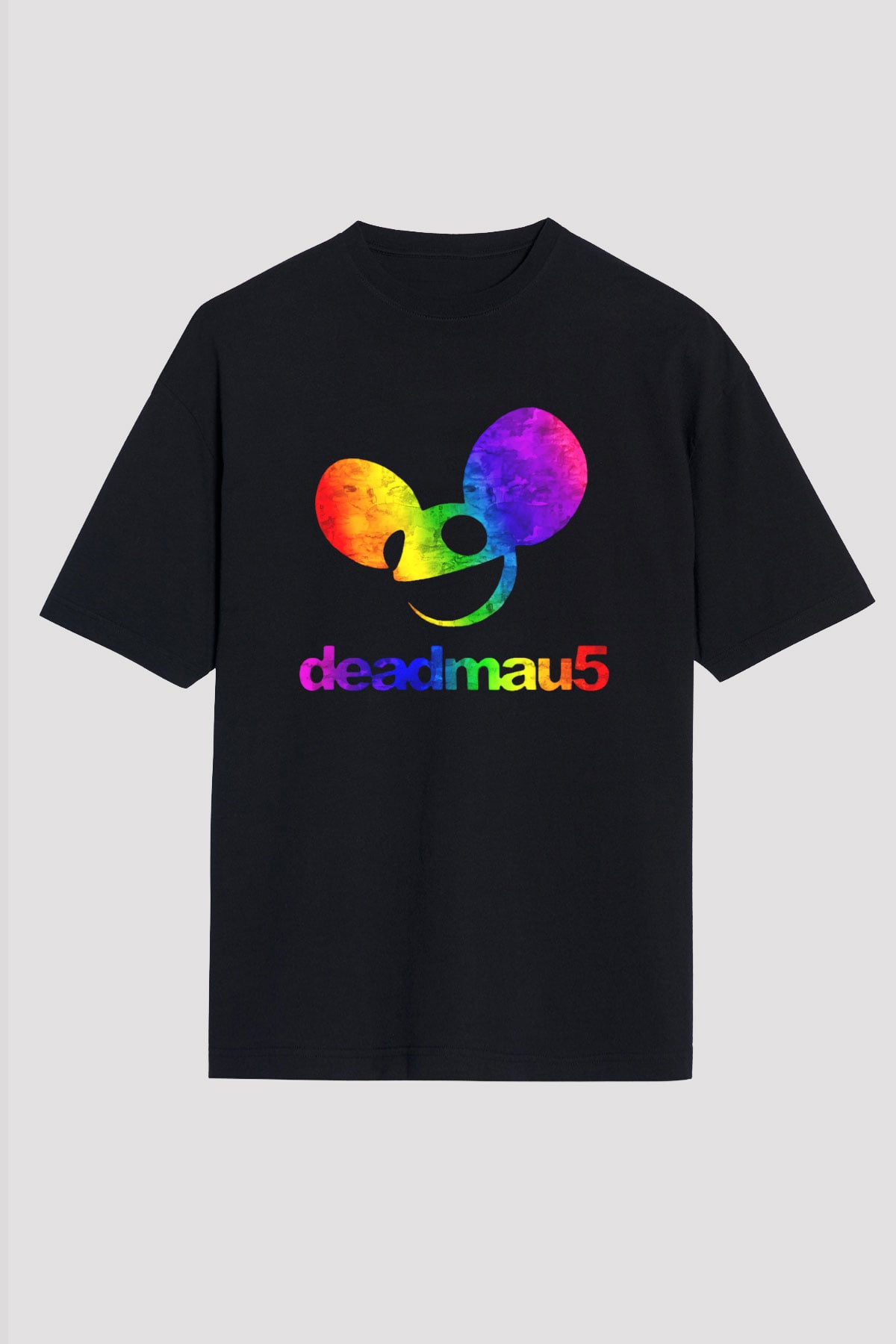 Deadmau5 Siyah Unisex Oversize Tişört T-Shirt