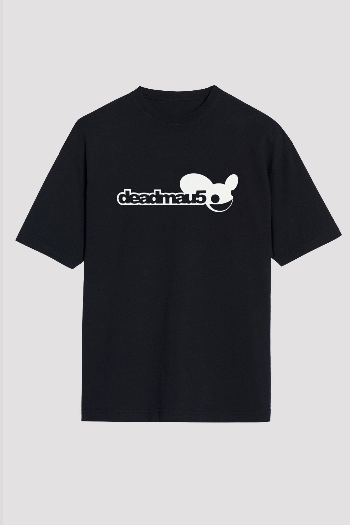 Deadmau5 Siyah Unisex Oversize Tişört T-Shirt