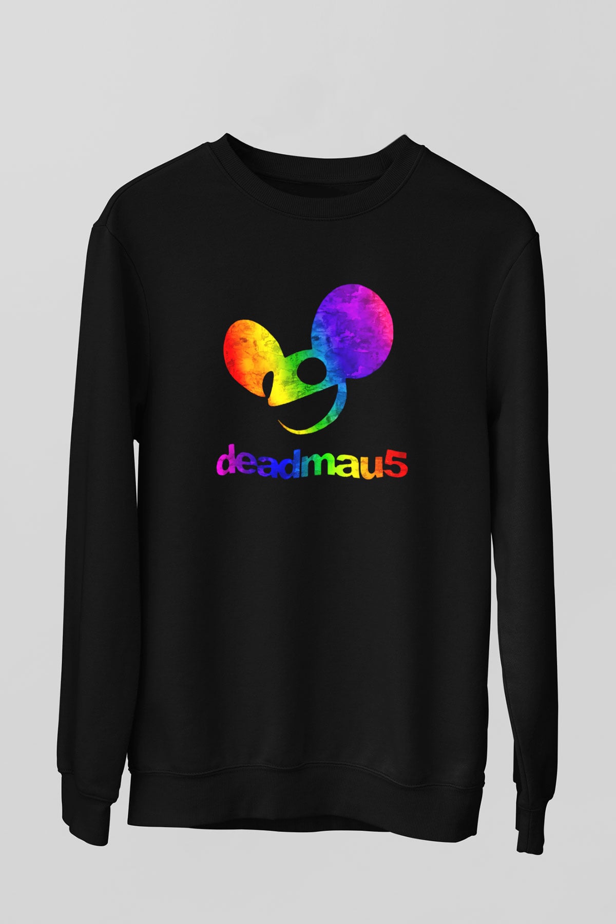 Deadmau5 Siyah Unisex Sweatshirt