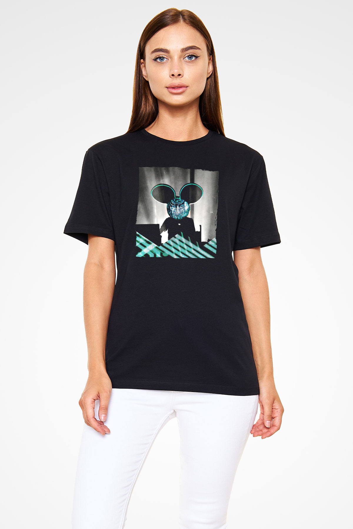 Deadmau5 Siyah Unisex Tişört T-Shirt - TişörtFabrikası