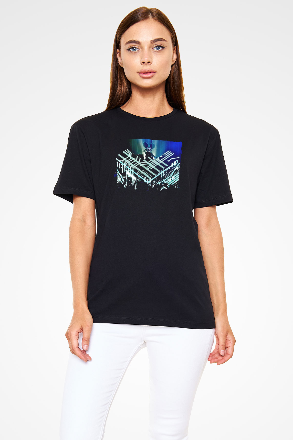 Deadmau5 Siyah Unisex Tişört T-Shirt - TişörtFabrikası