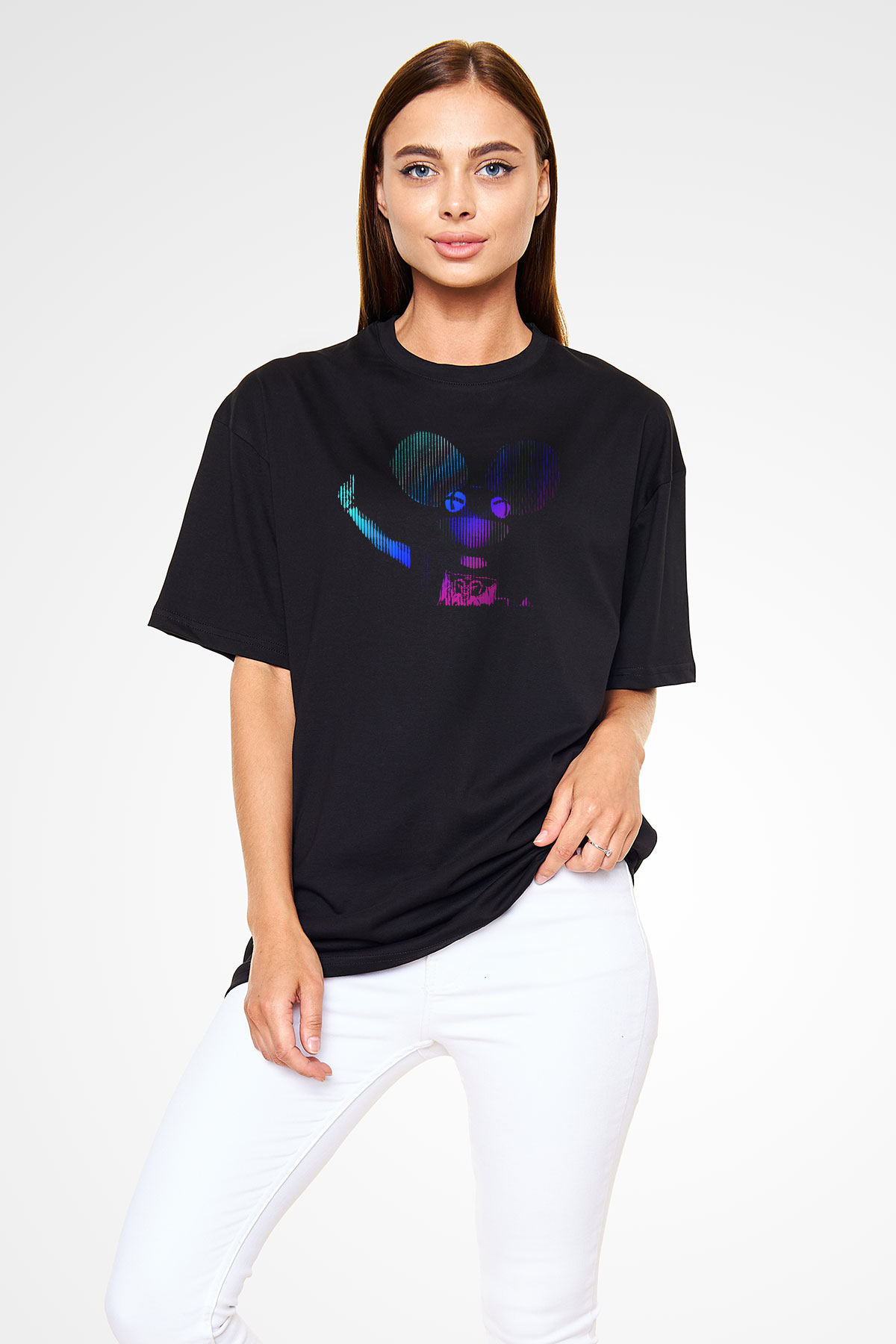 Deadmau5 Siyah Unisex Tişört T-Shirt - TişörtFabrikası