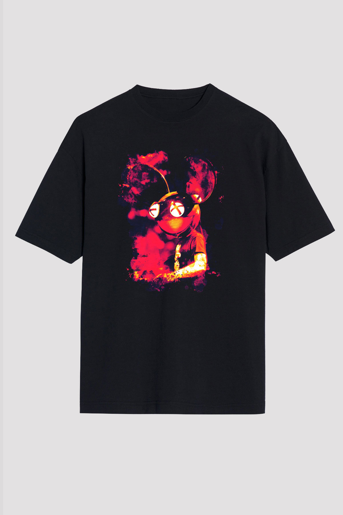 Deadmau5 Siyah Unisex Tişört T-Shirt - TişörtFabrikası