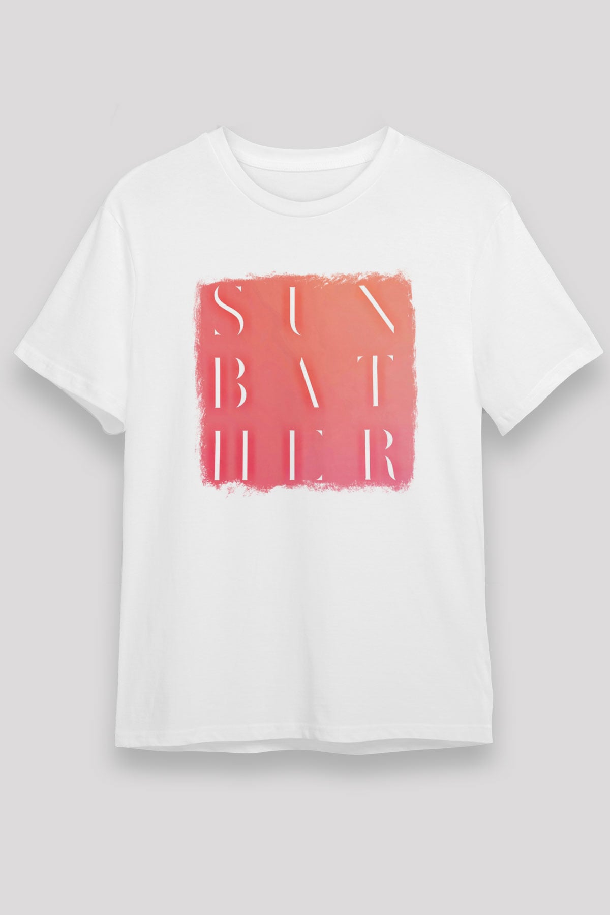 Deafheaven Baskılı Unisex Beyaz Tişört