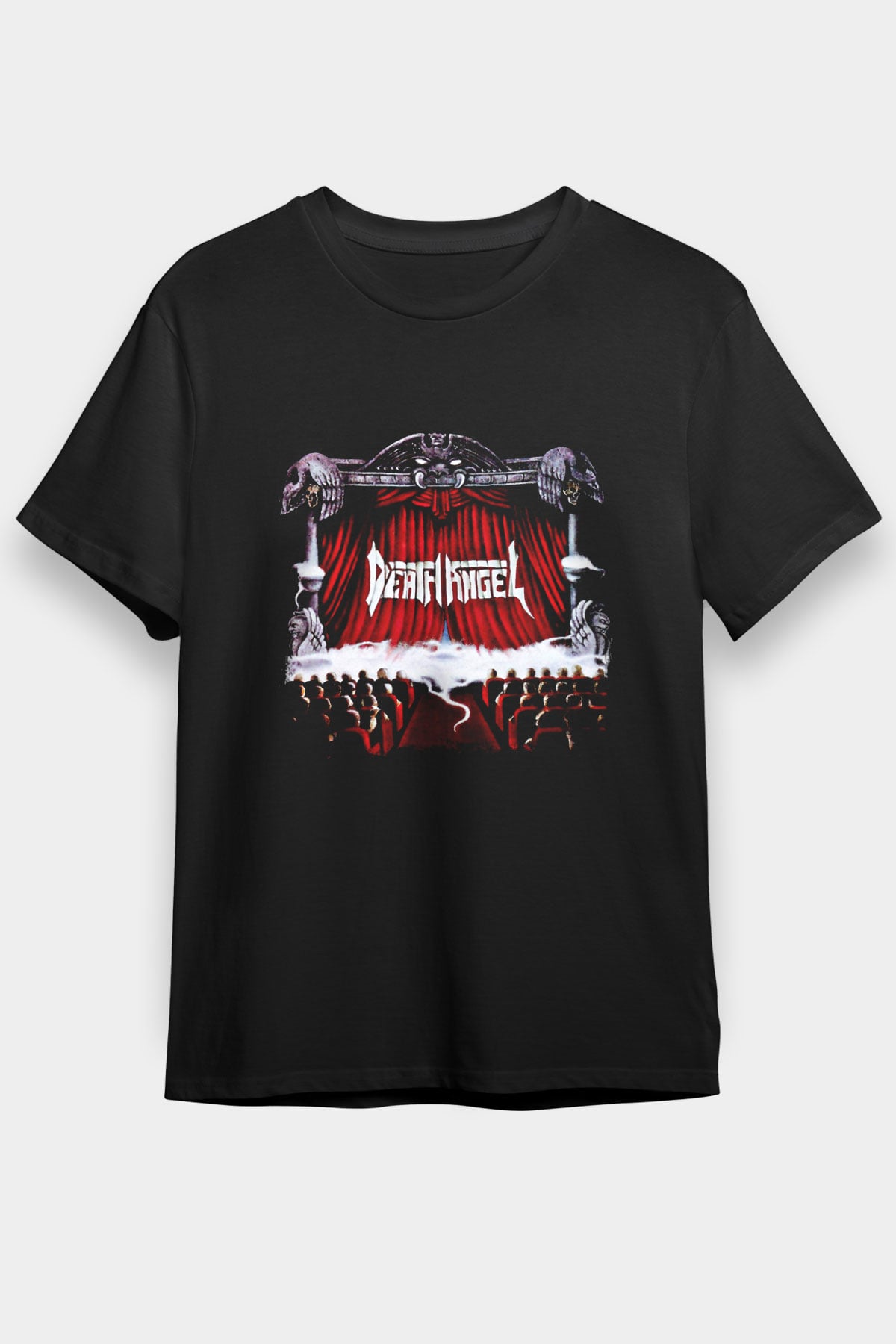 Death Angel Baskılı Unisex Siyah Tişört