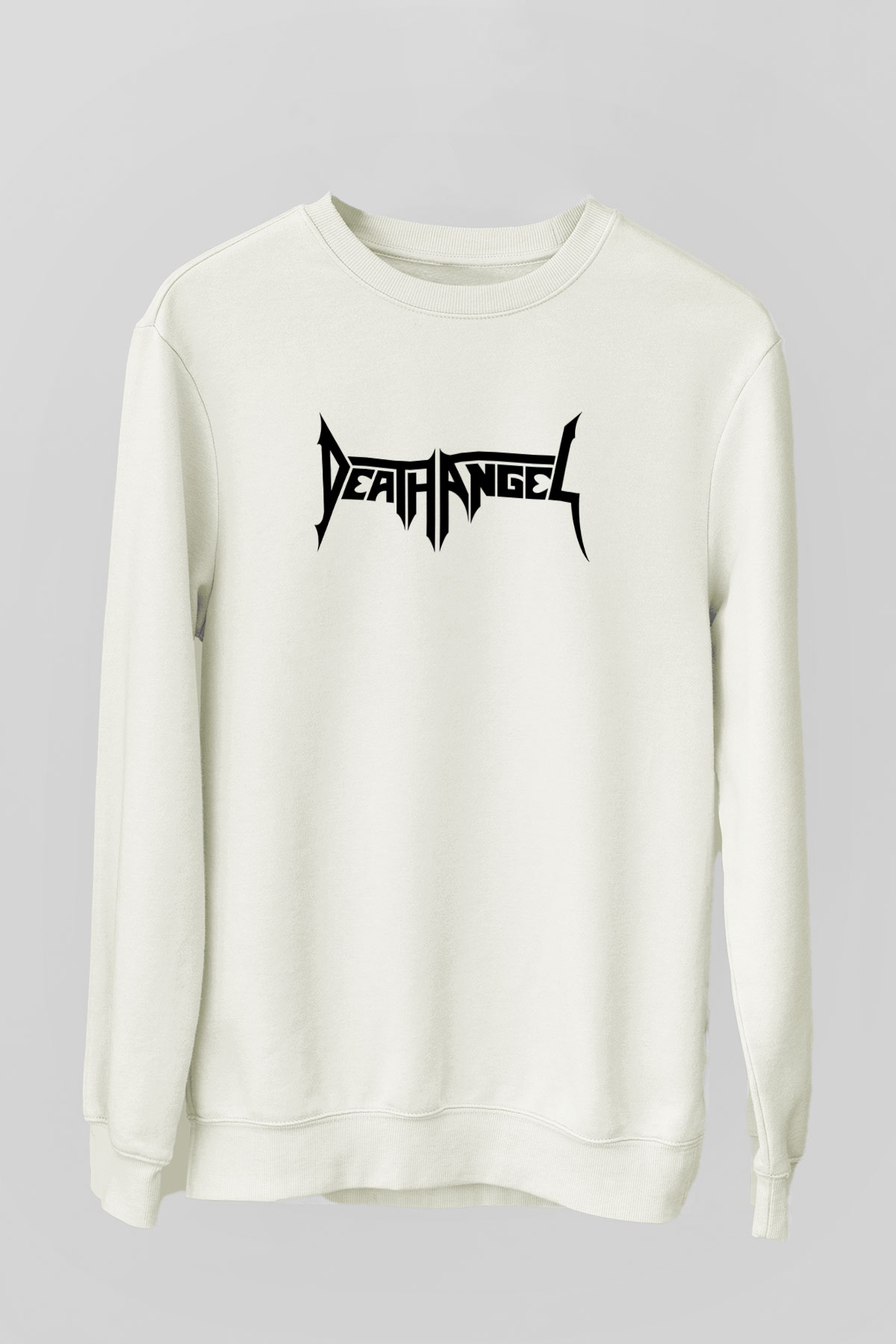 Death Angel Beyaz Unisex Sweatshirt
