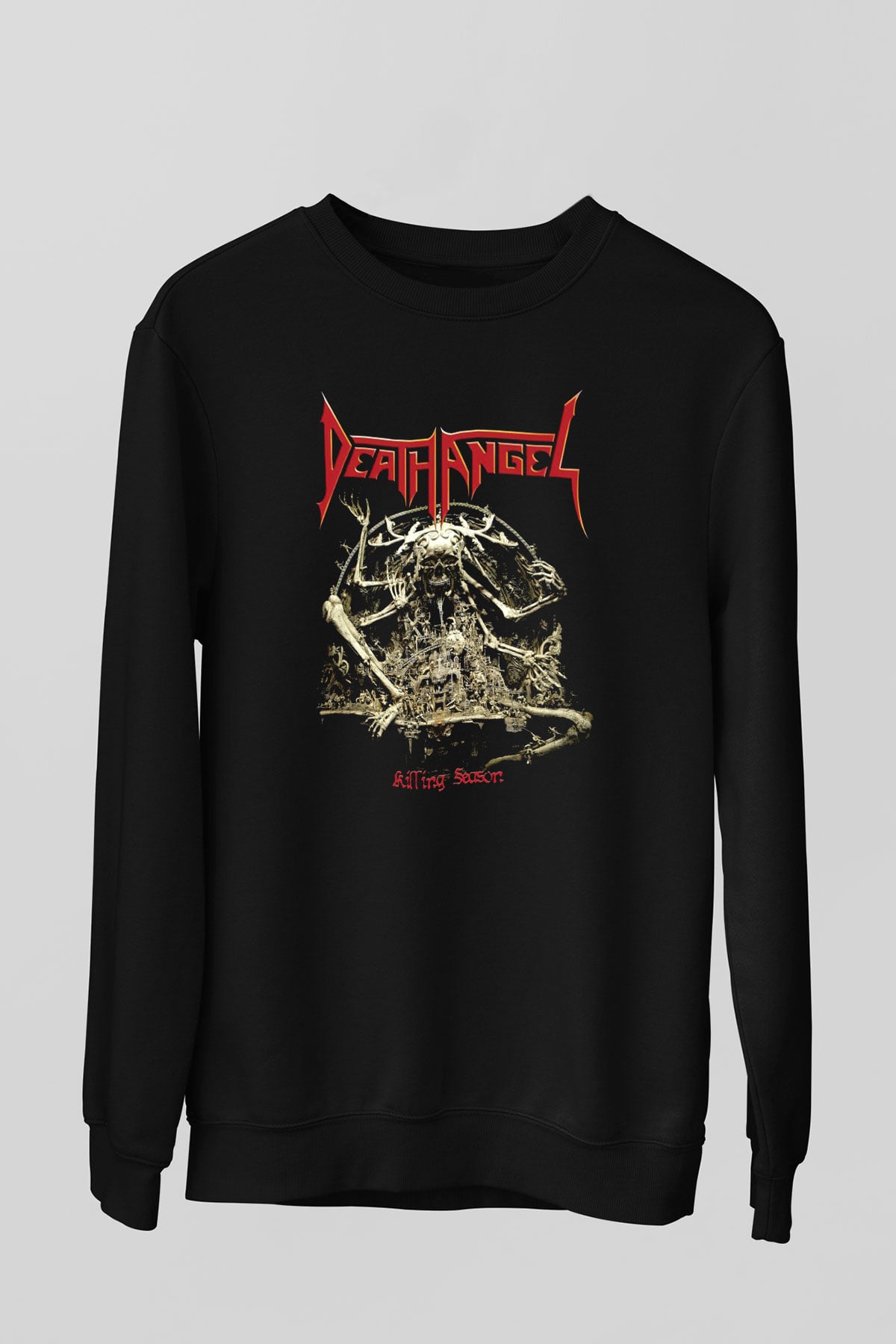 Death Angel Siyah Unisex Sweatshirt