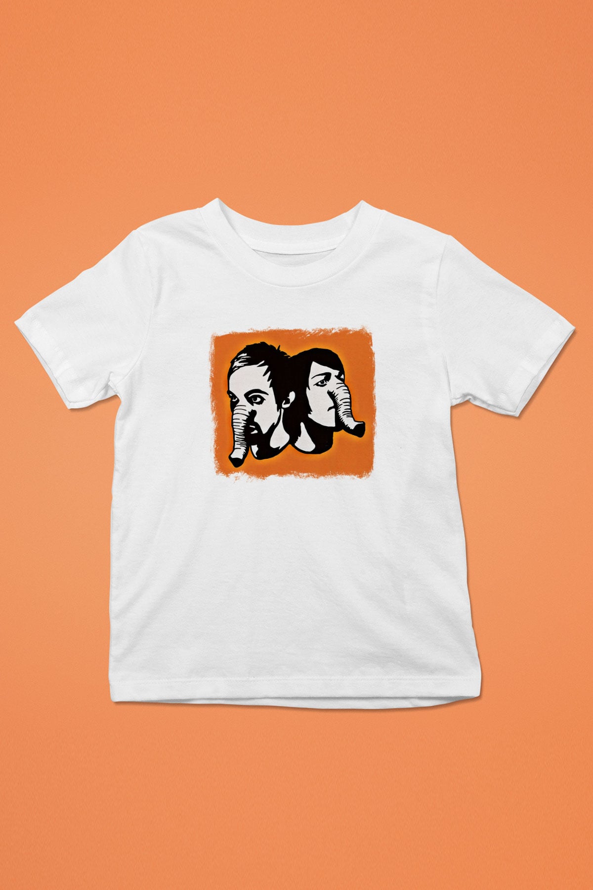 Death from Above Baskılı Unisex Beyaz Çocuk Tişört