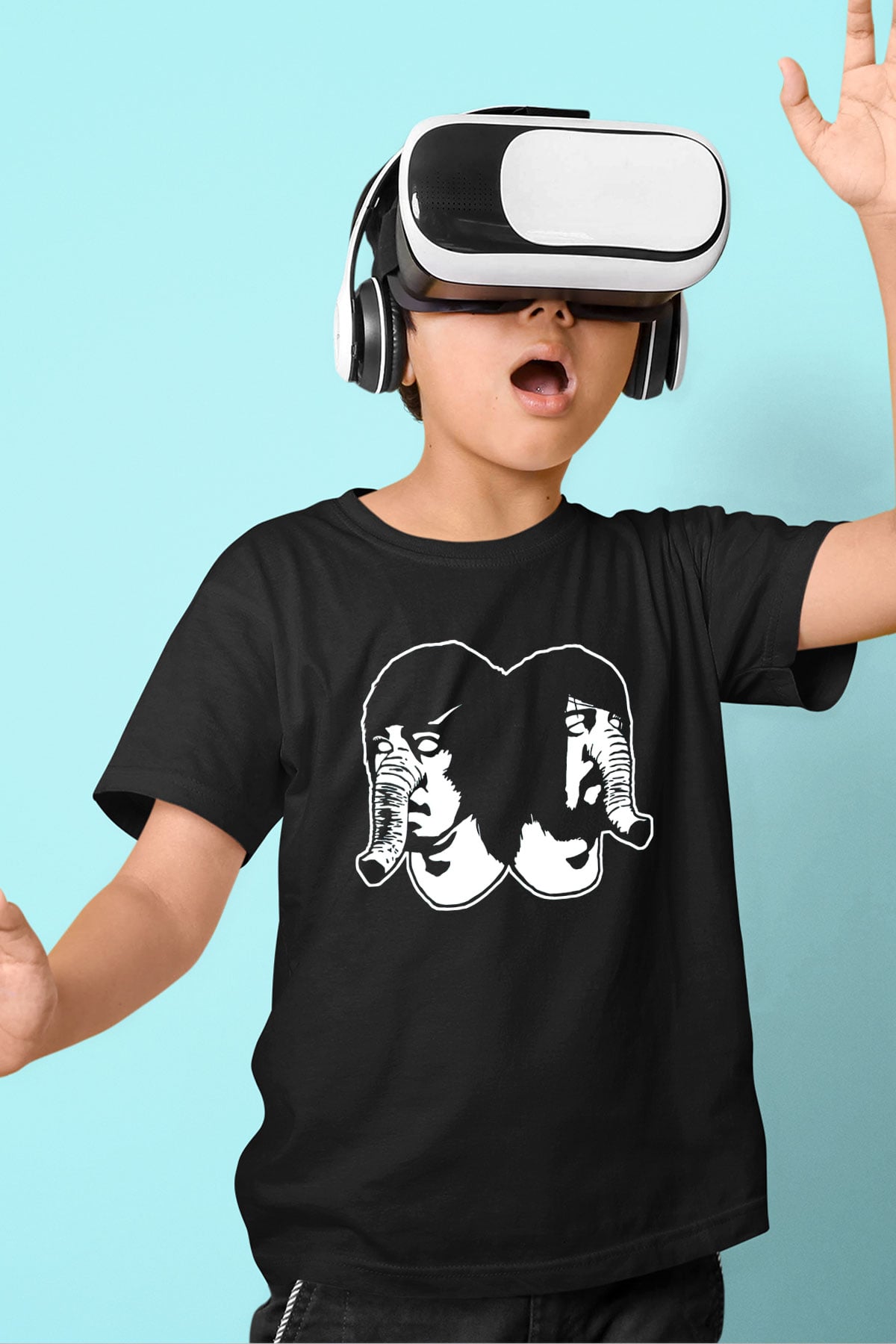Death from Above Siyah Unisex Çocuk Tişört
