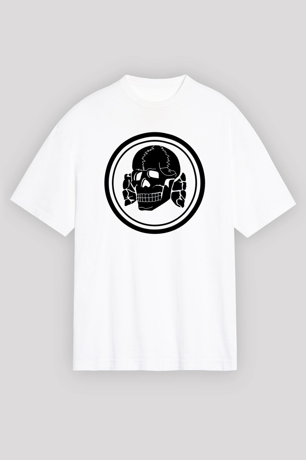 Death in June Beyaz Unisex Oversize Tişört T-Shirt