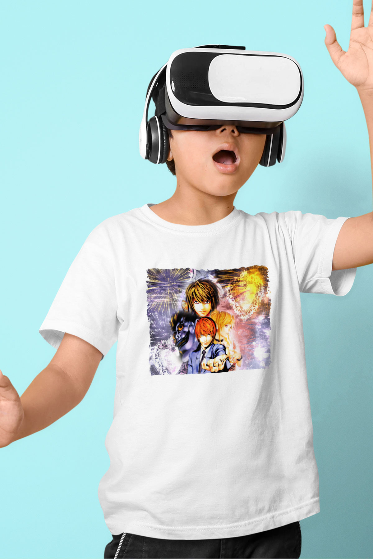 Death Note Beyaz Unisex Çocuk Tişört