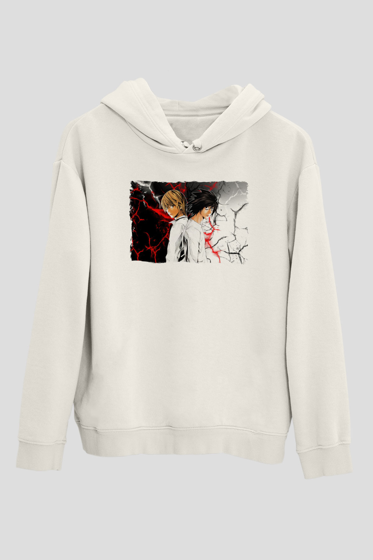 Death Note Beyaz Unisex Hoodie