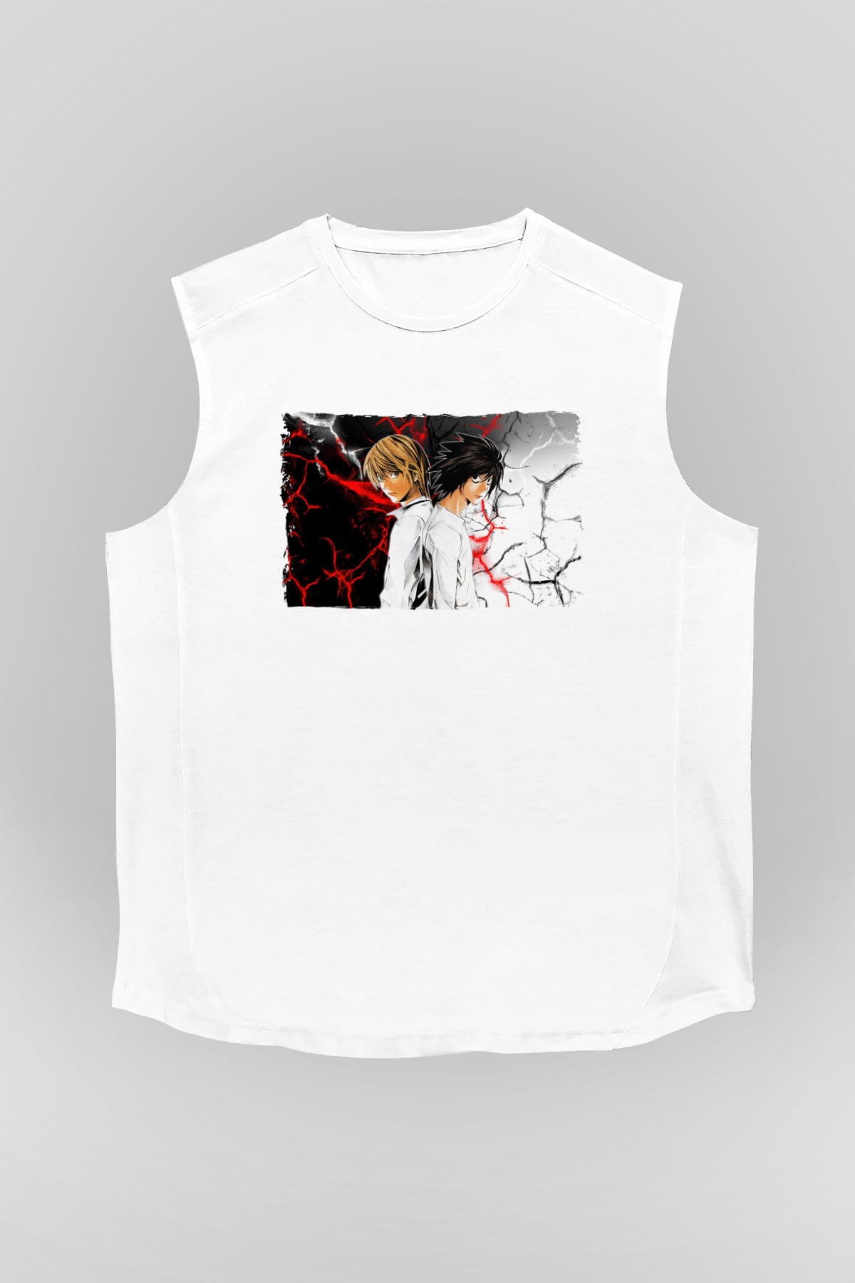 Death Note Beyaz Unisex Kolsuz Tişört